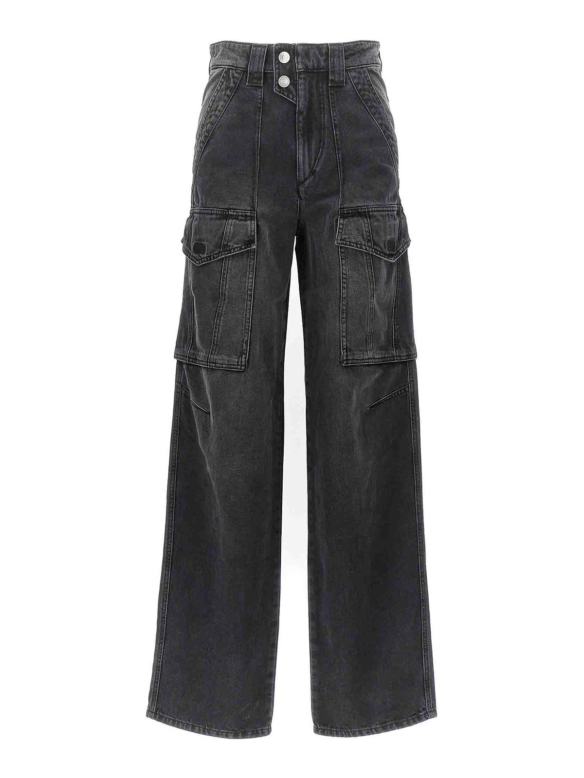 Shop Isabel Marant Étoile Heilani Jeans In Negro