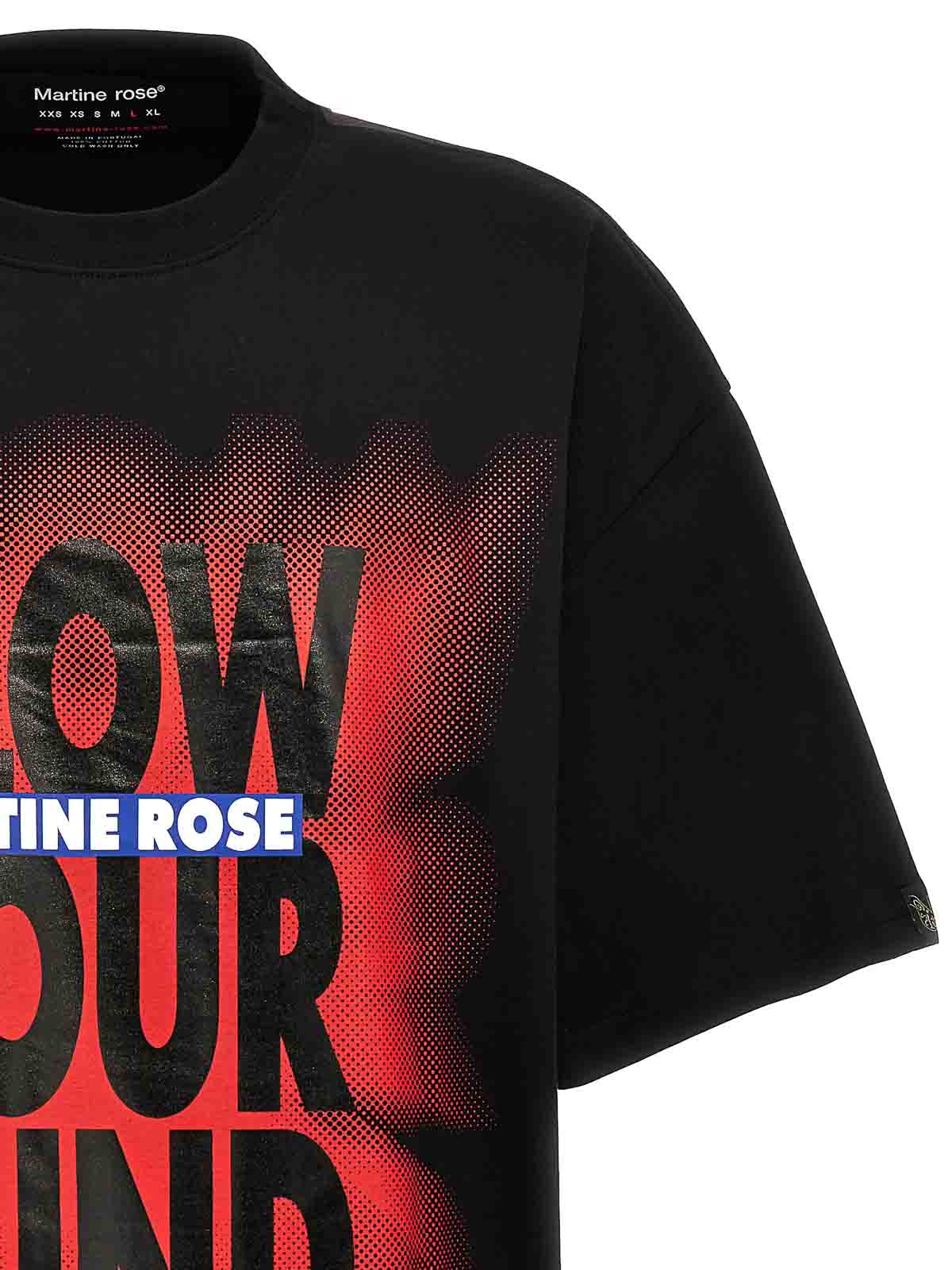 Shop Martine Rose Camiseta - Negro