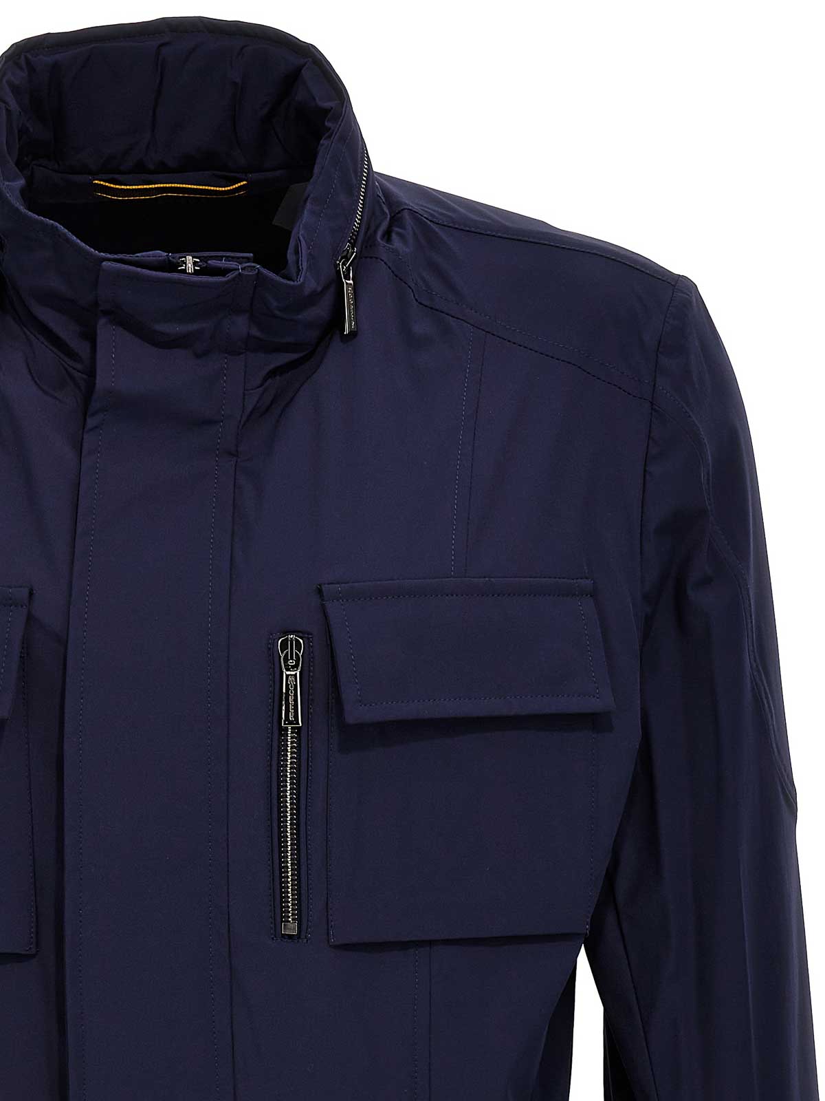 Shop Moorer Manolo-kn Jacket In Azul