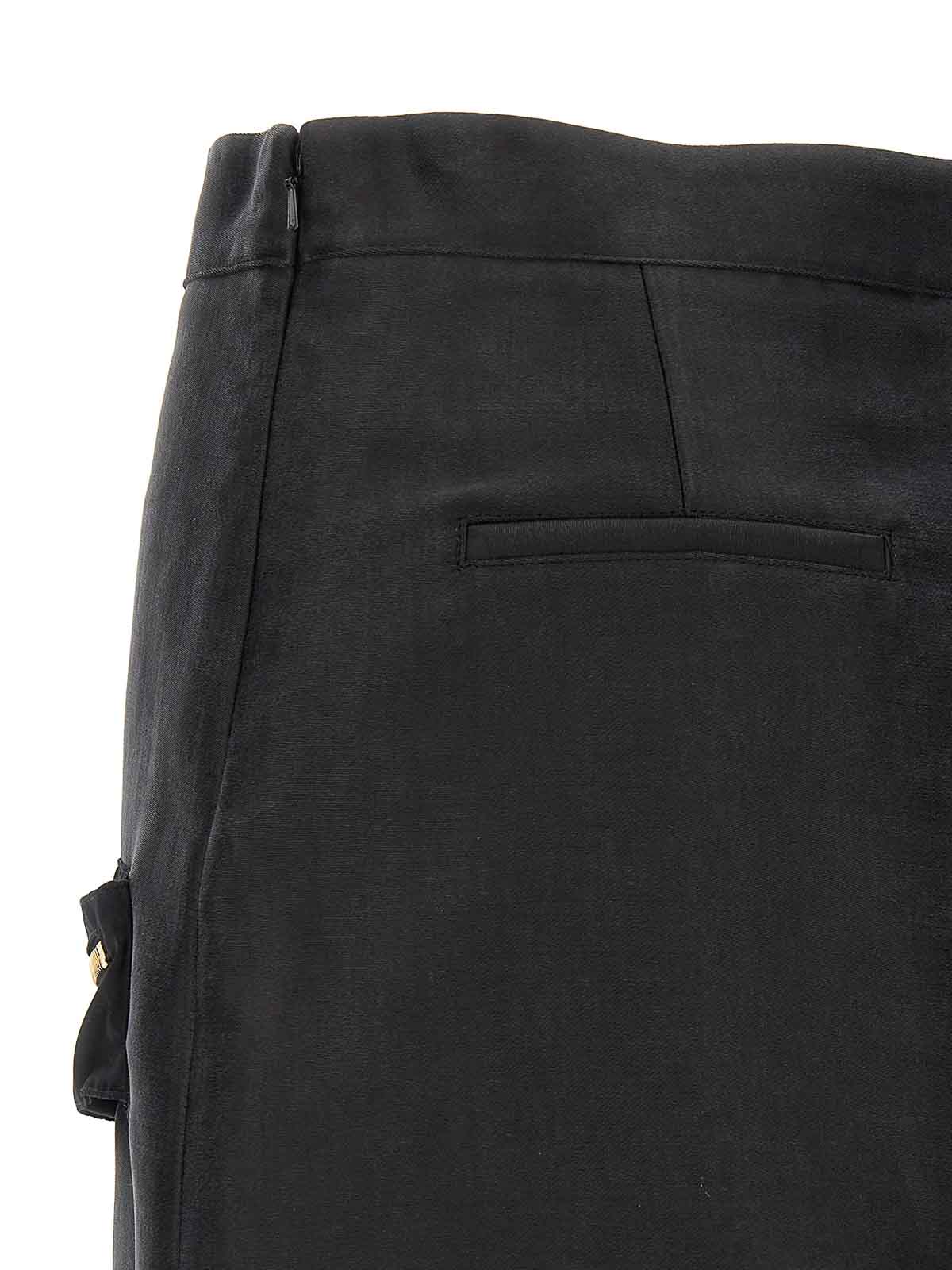 Shop Moschino Cargo Mini Skirt In Negro
