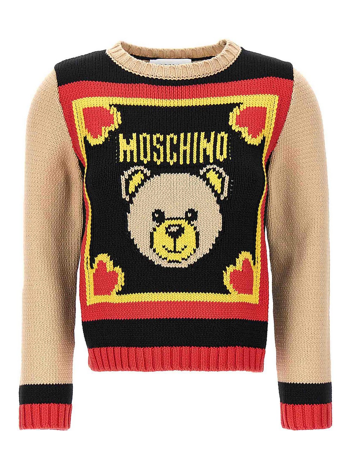 Shop Moschino Archive Scarves Sweater In Multicolor