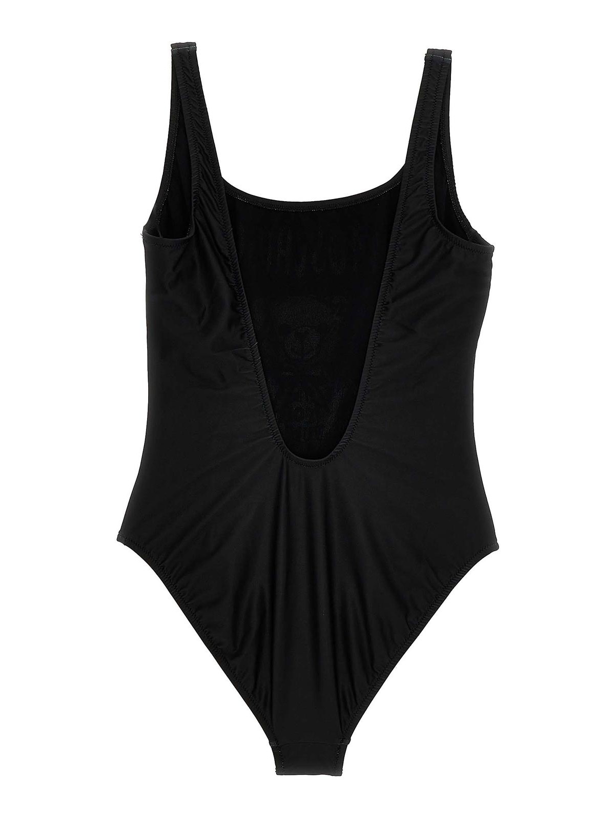 Shop Moschino Teddy Bear One-piece Swimsuit In Negro