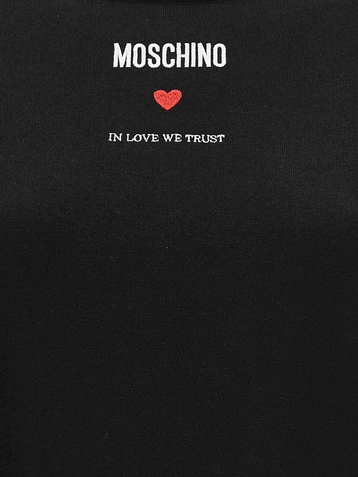 Shop Moschino In Love We Trust - Negro