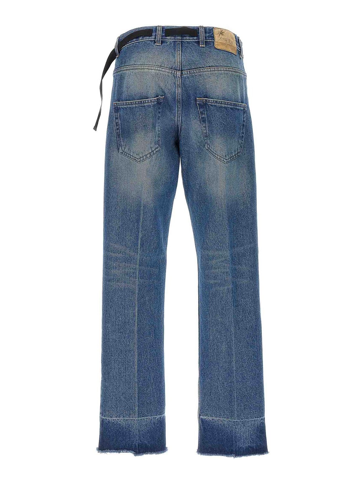 Shop N°21 Pleated Jeans In Azul