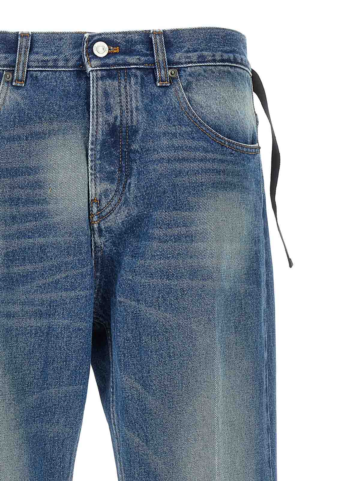 Shop N°21 Pleated Jeans In Azul