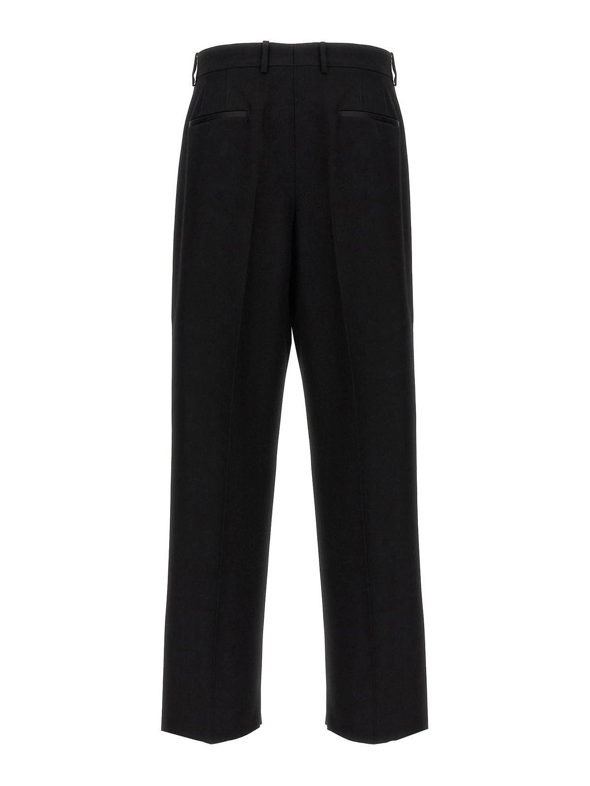 Shop Off-white Ow Emb Drywo Smoking Pants In Negro