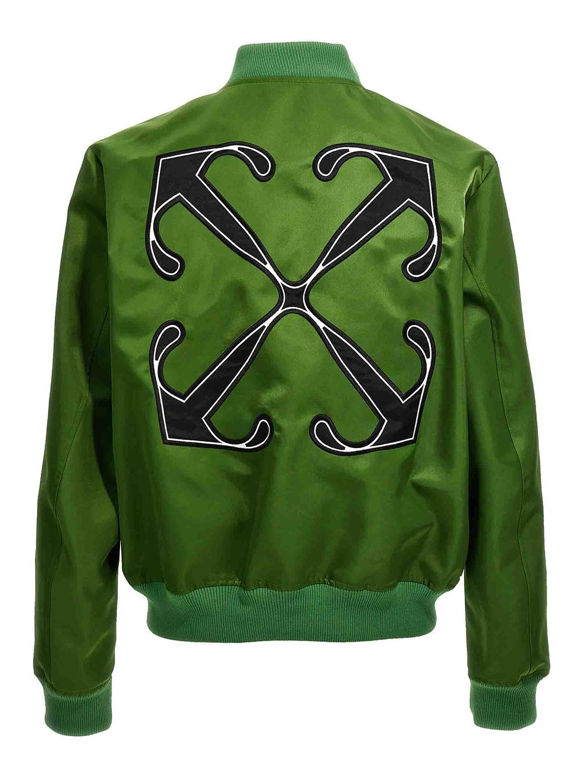 Shop Off-white Willow Bomber Jacket In Verde