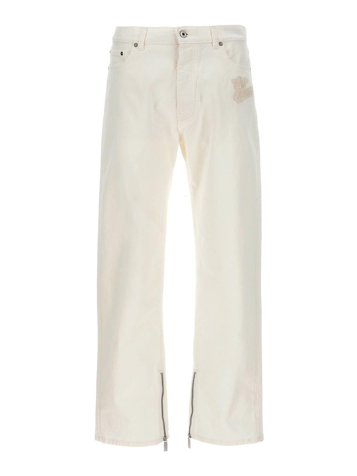 Off-white Jeans Boot-cut - Blanco