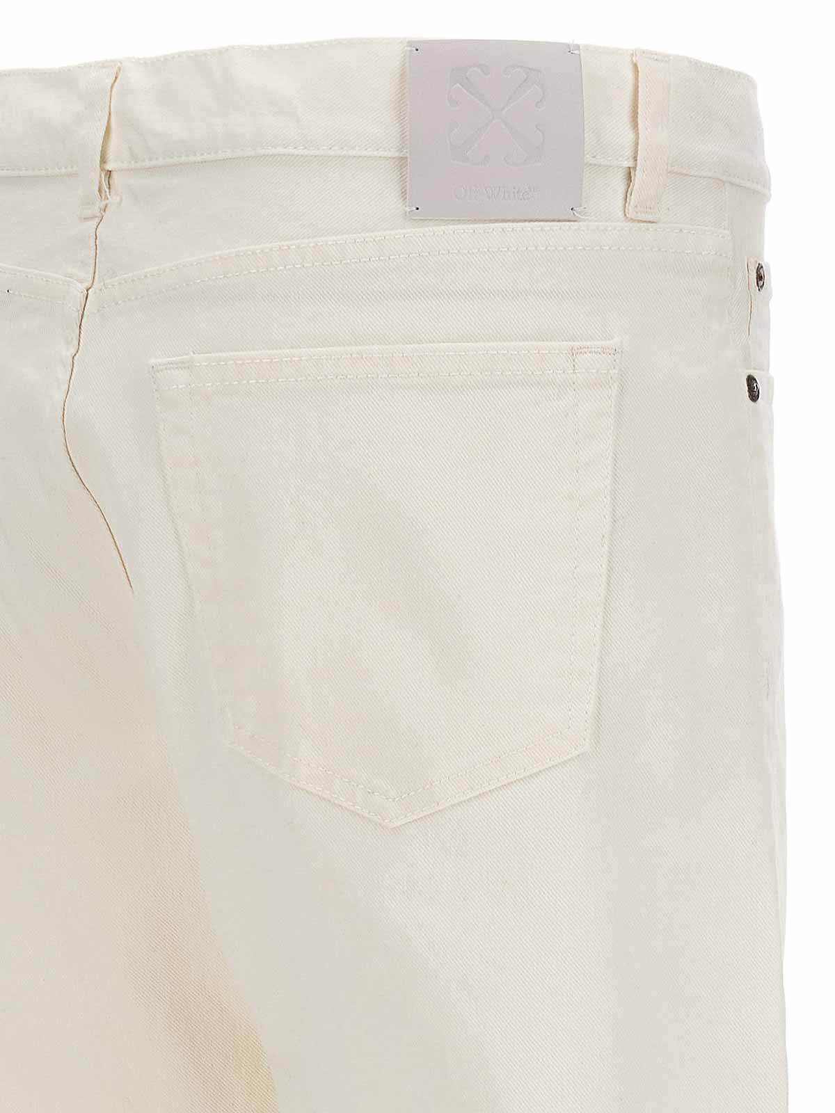 Shop Off-white Jeans Boot-cut - Blanco