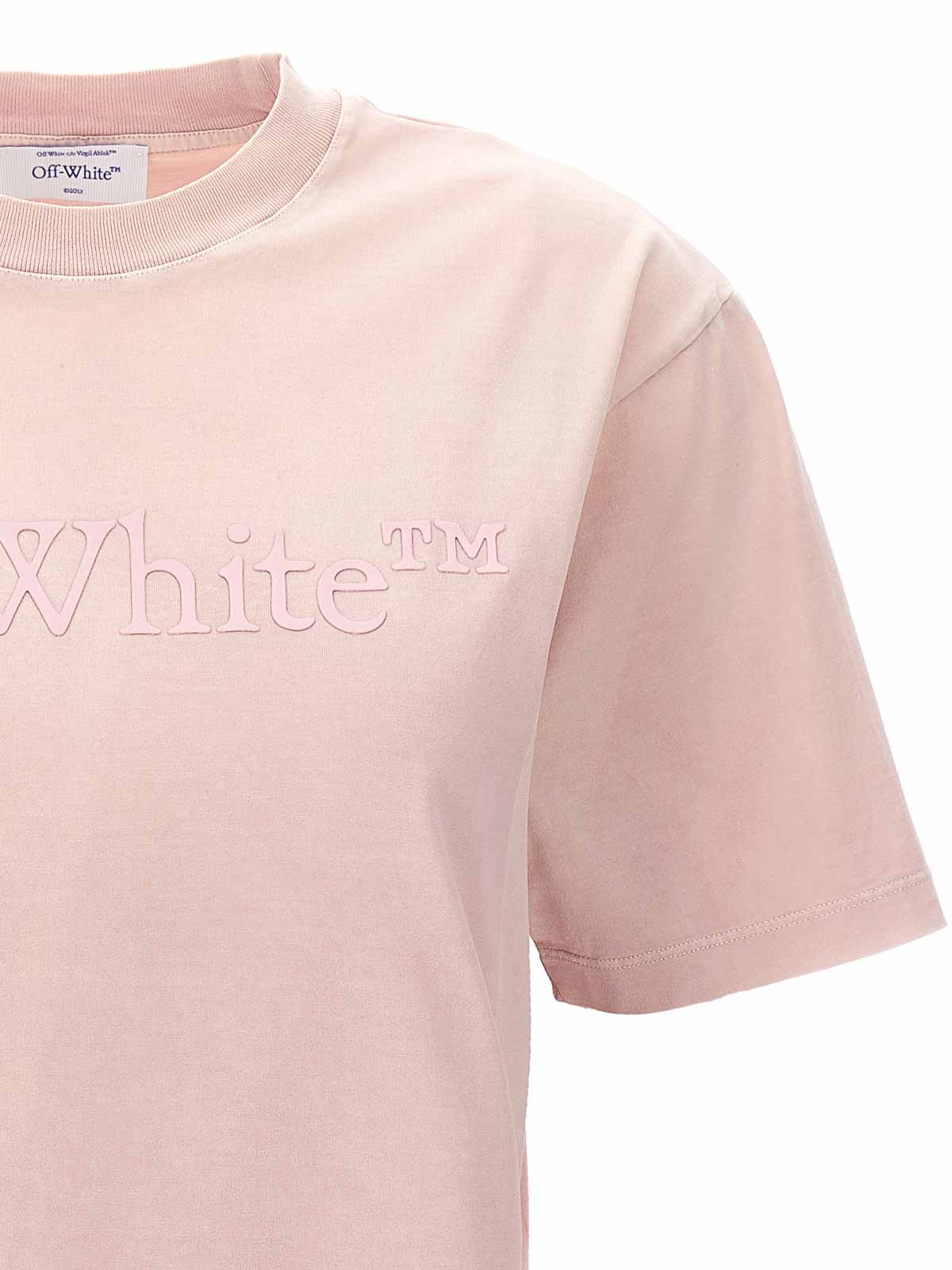 Shop Off-white Laundry Casual T-shirt In Color Carne Y Neutral