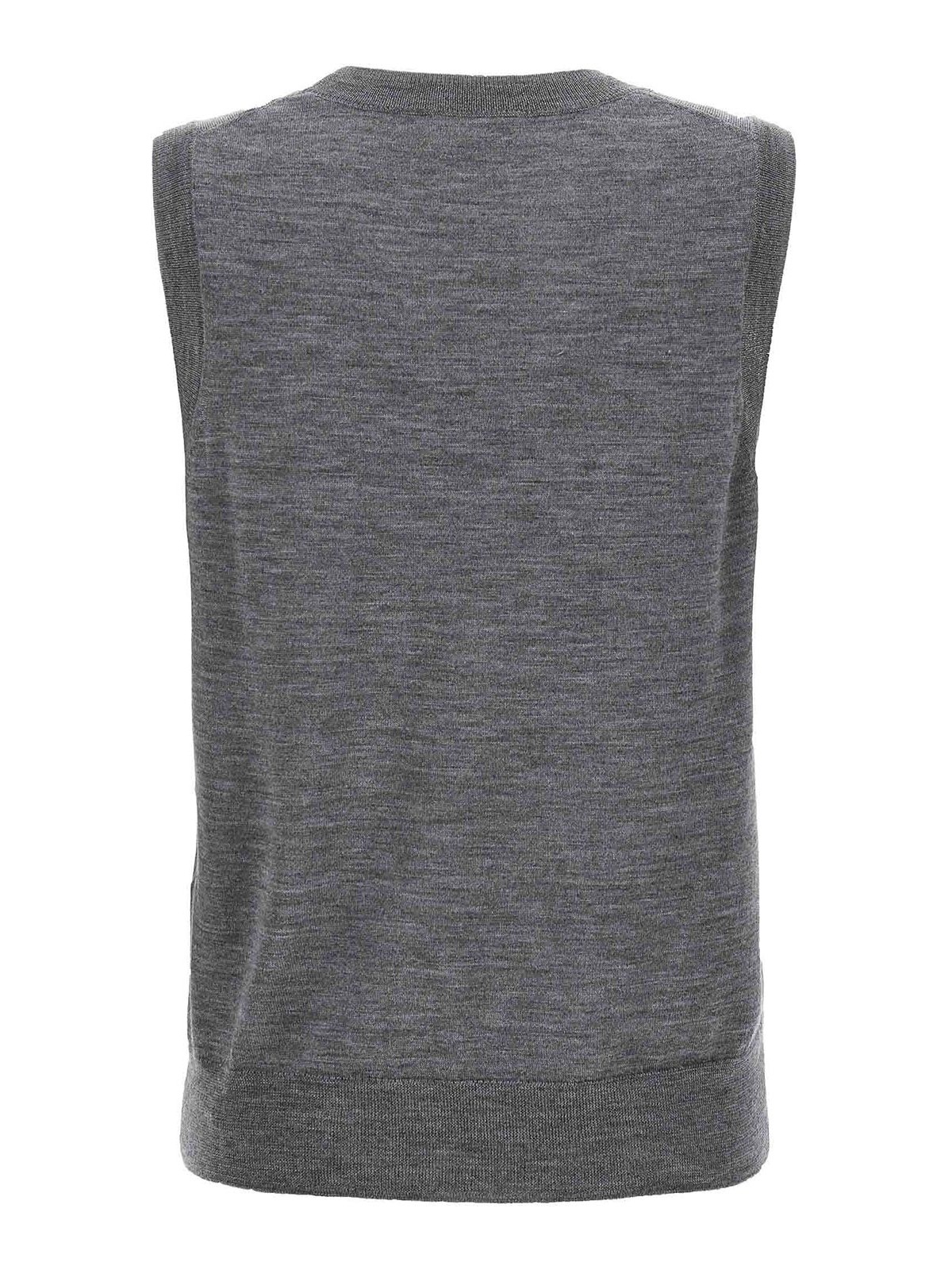 Shop P.a.r.o.s.h Chaleco - Gris In Grey