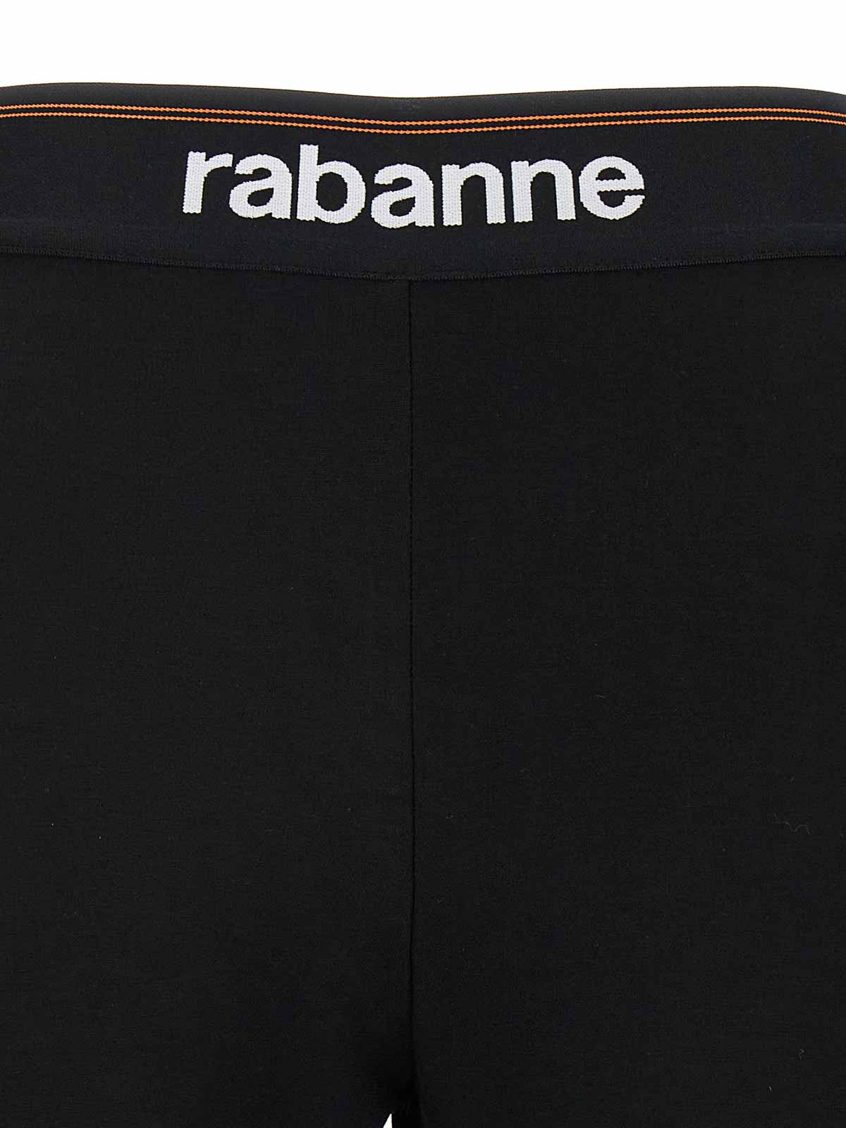 Shop Rabanne Leggins - Negro In Black