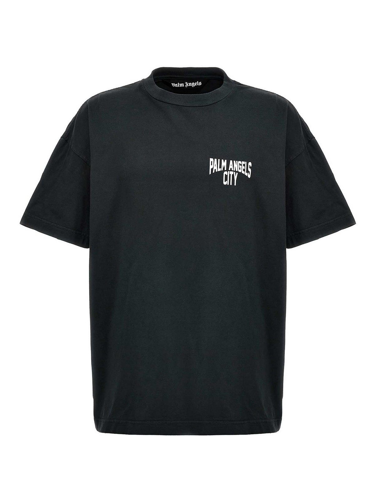 Palm Angels Pa City T-shirt In Grey