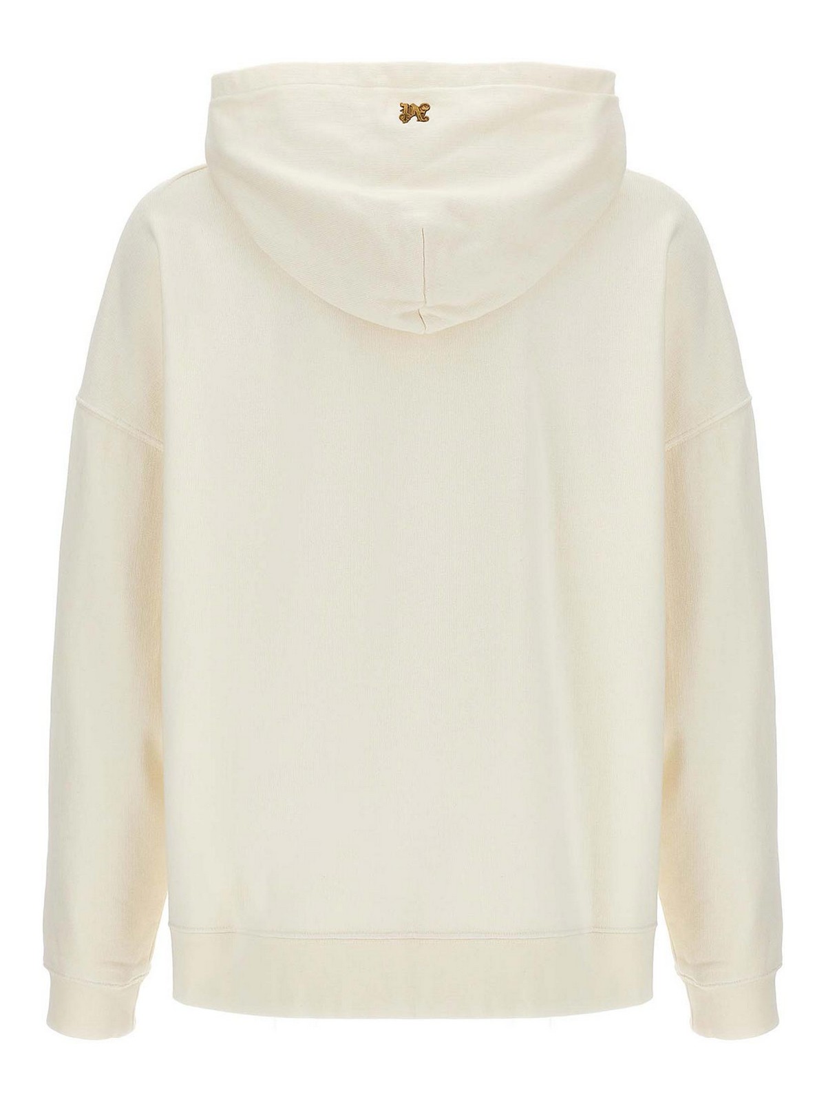 Shop Palm Angels Foggy Pa Hoodie In White