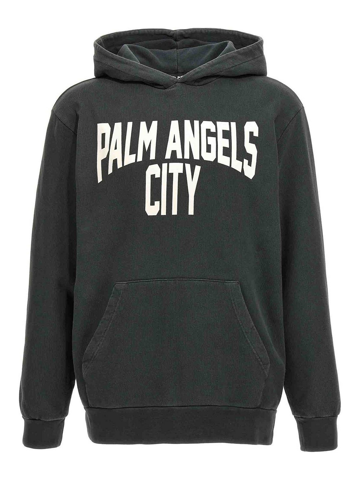 Shop Palm Angels Sudadera - Gris In Grey