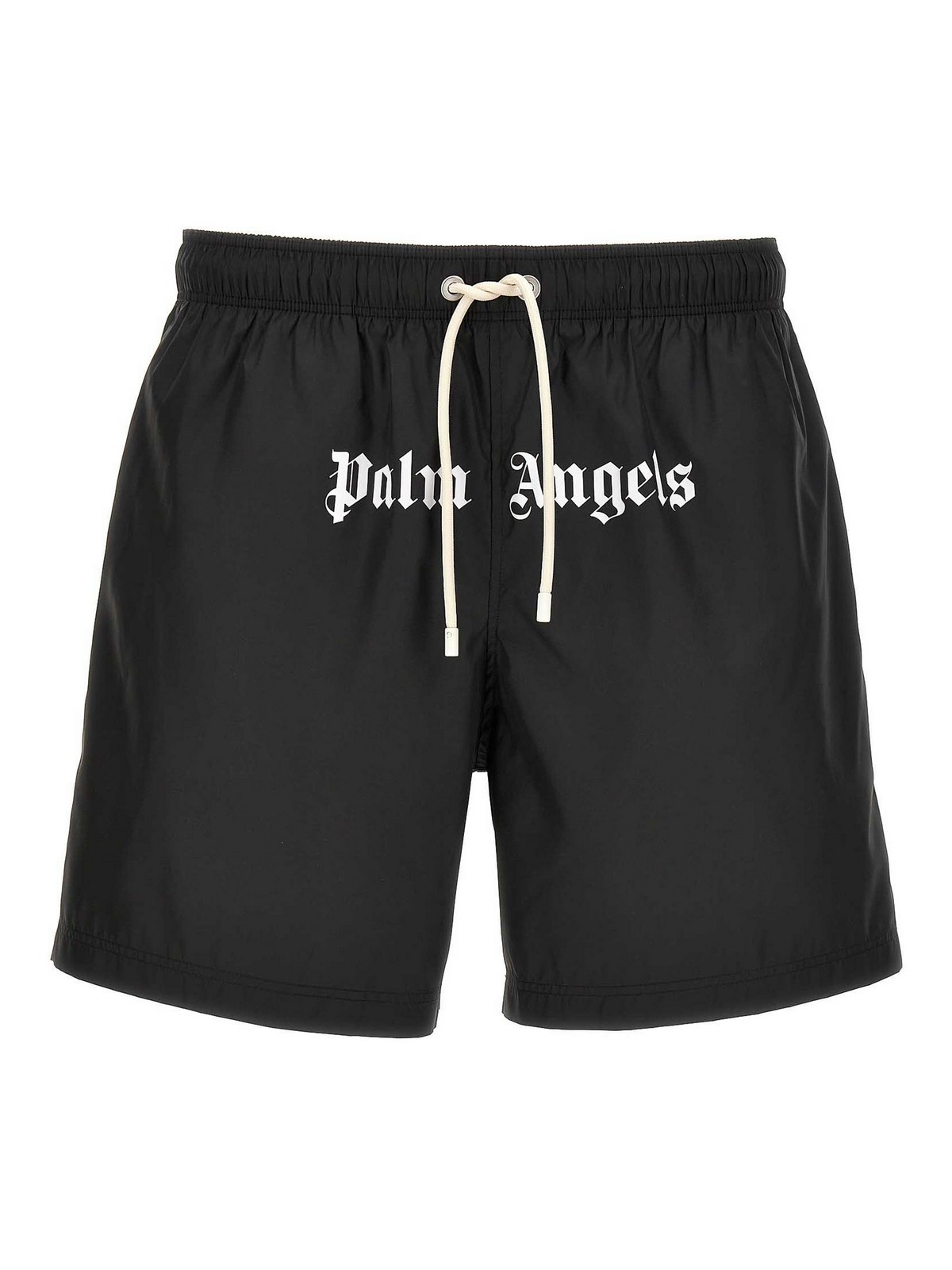 Palm Angels Classic Logo Swimsuit In White