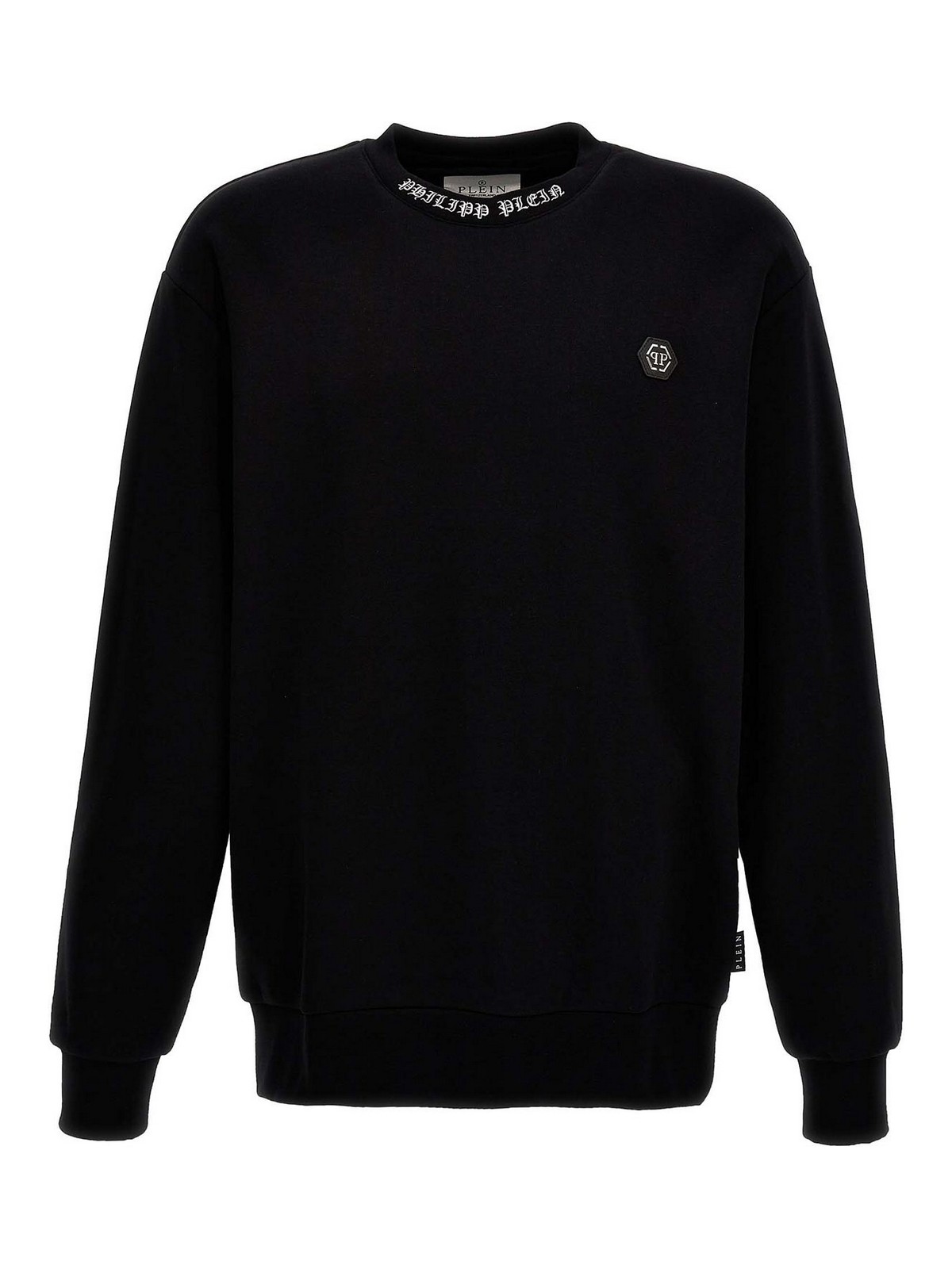Shop Philipp Plein Logo Sweatshirt In Black
