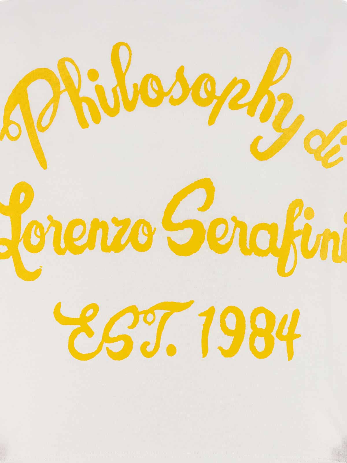 Shop Philosophy Di Lorenzo Serafini Camiseta - Blanco In White