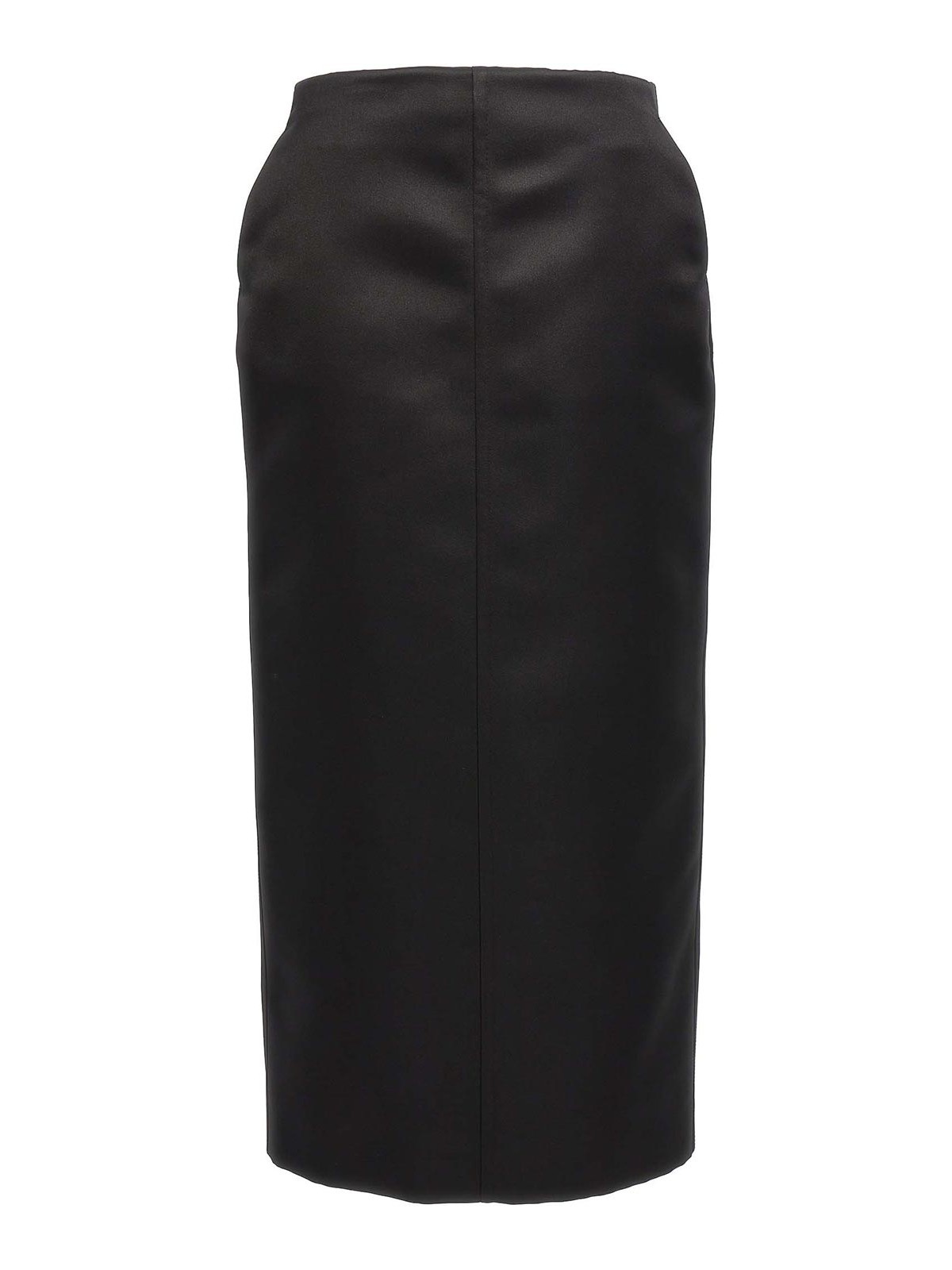 Shop Philosophy Di Lorenzo Serafini Duchesse Midi Skirt In Black
