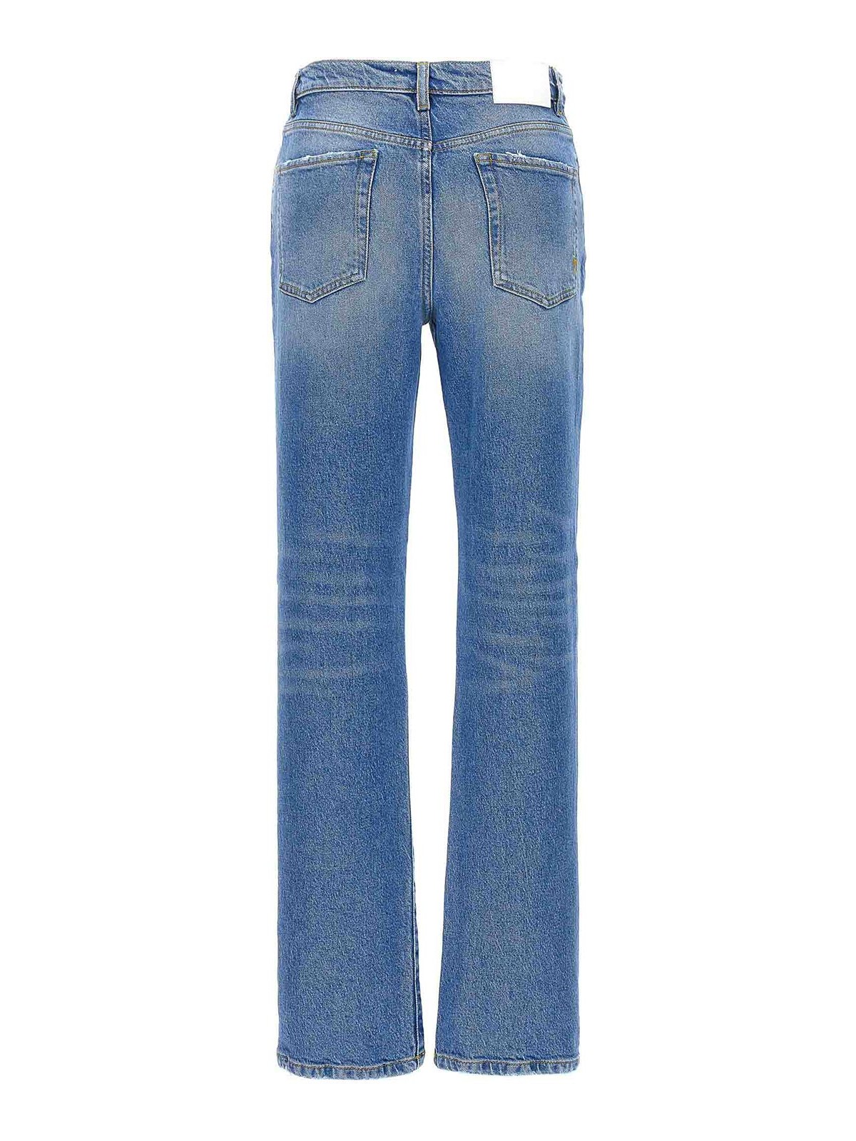 Shop Pinko Roxanne Jeans In Light Blue