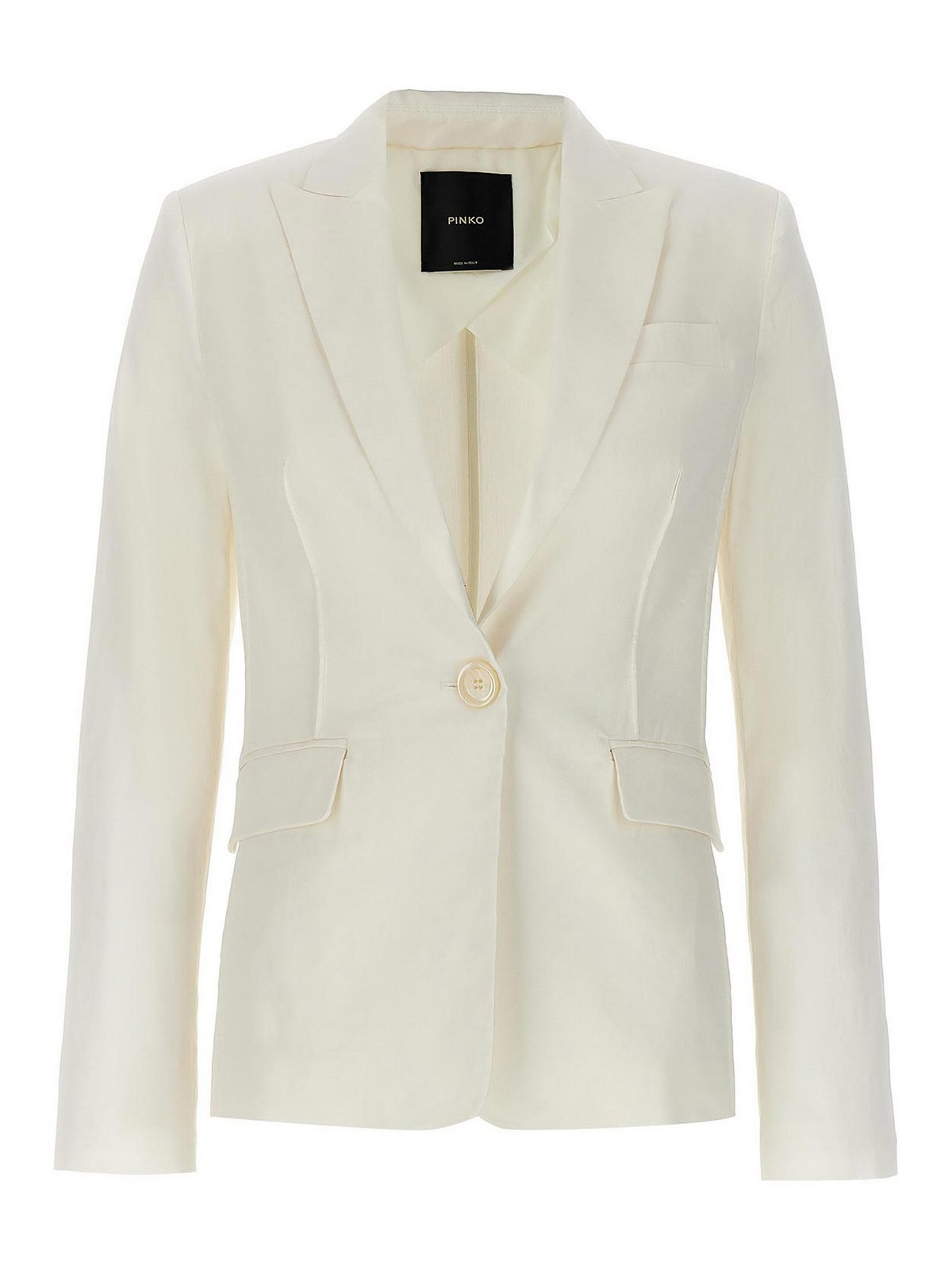 Shop Pinko Ghera Blazer In White