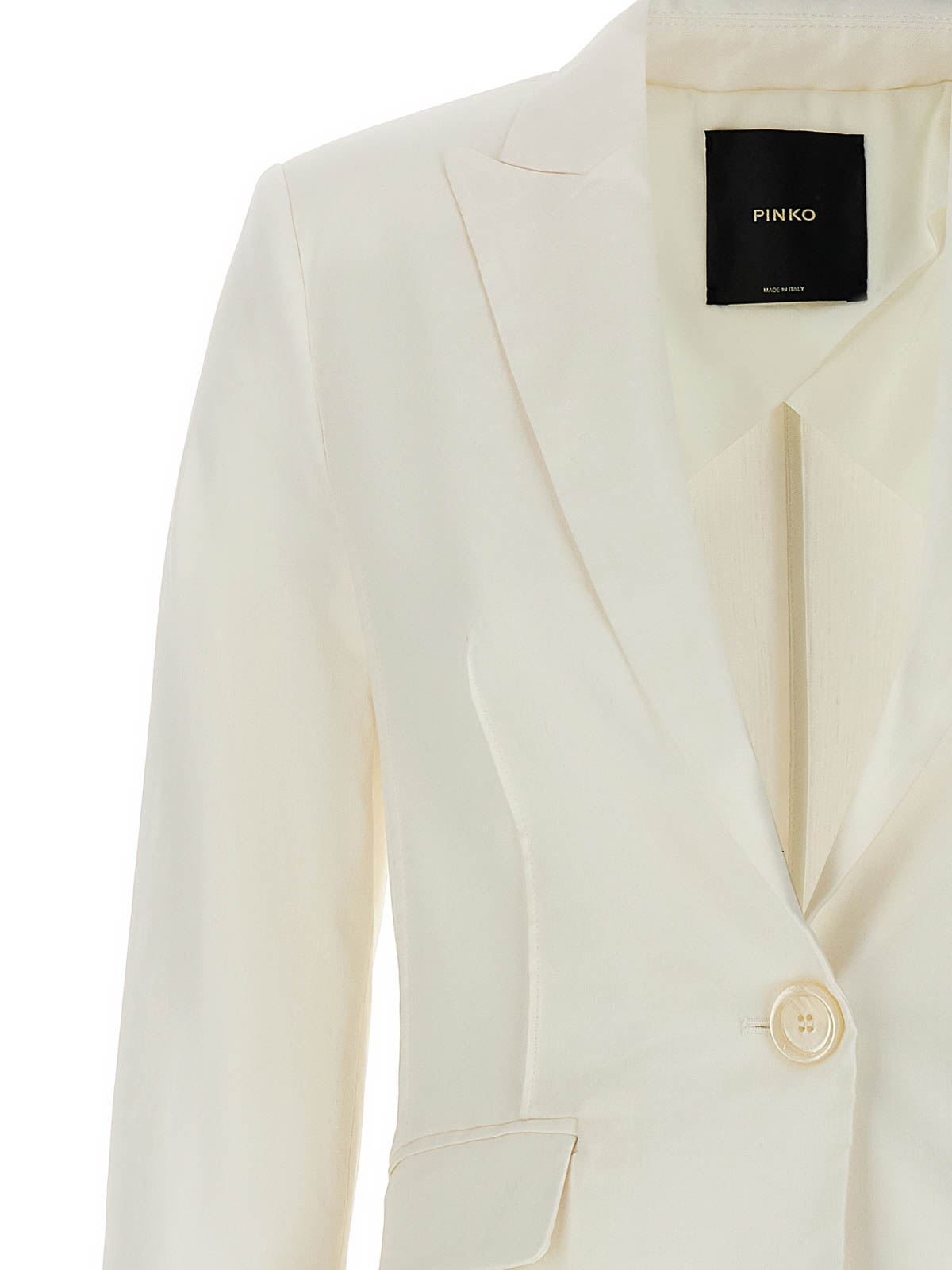 Shop Pinko Blazer - Blanco In White