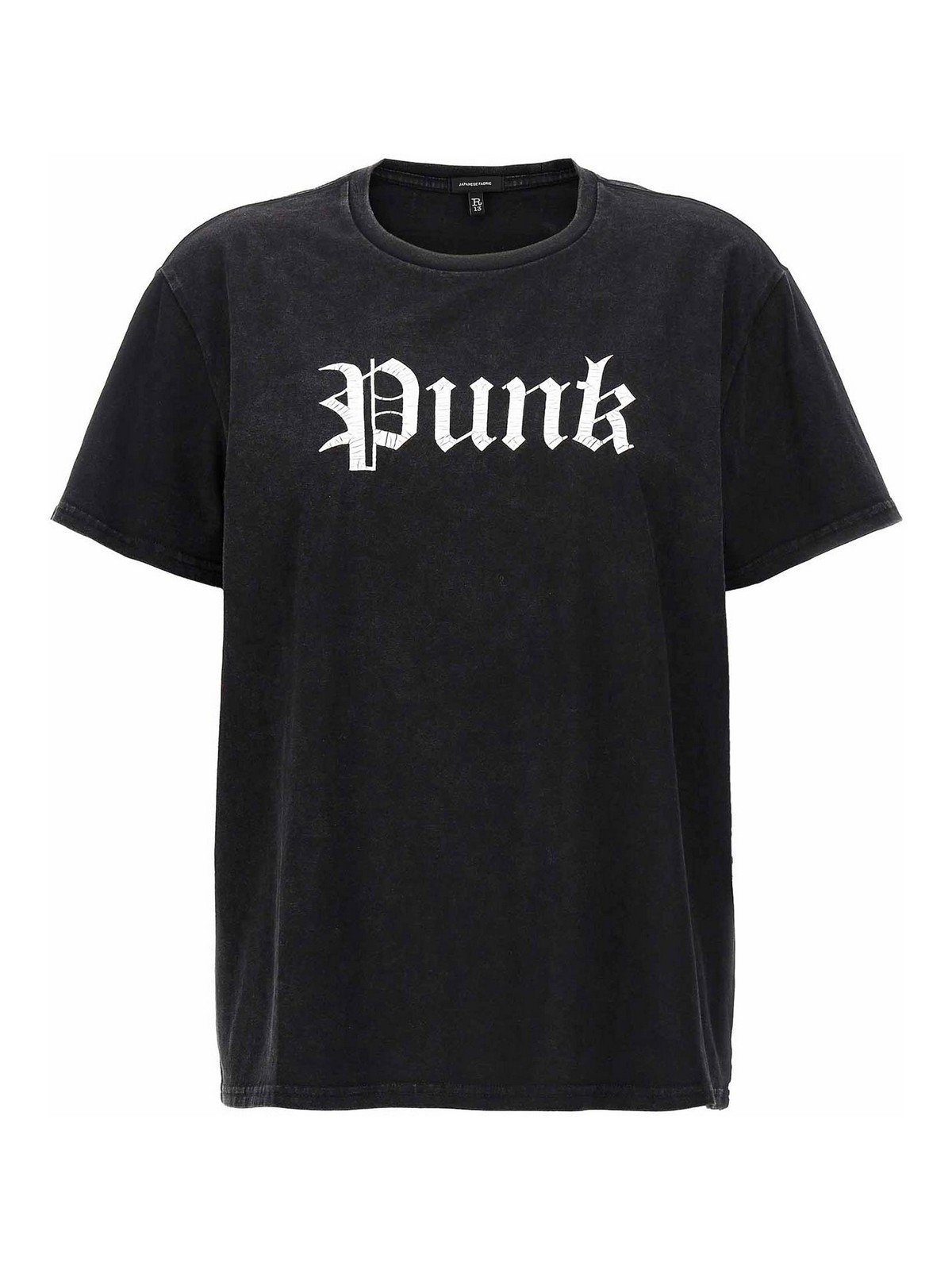 R13 Punk Boy T-shirt In Black