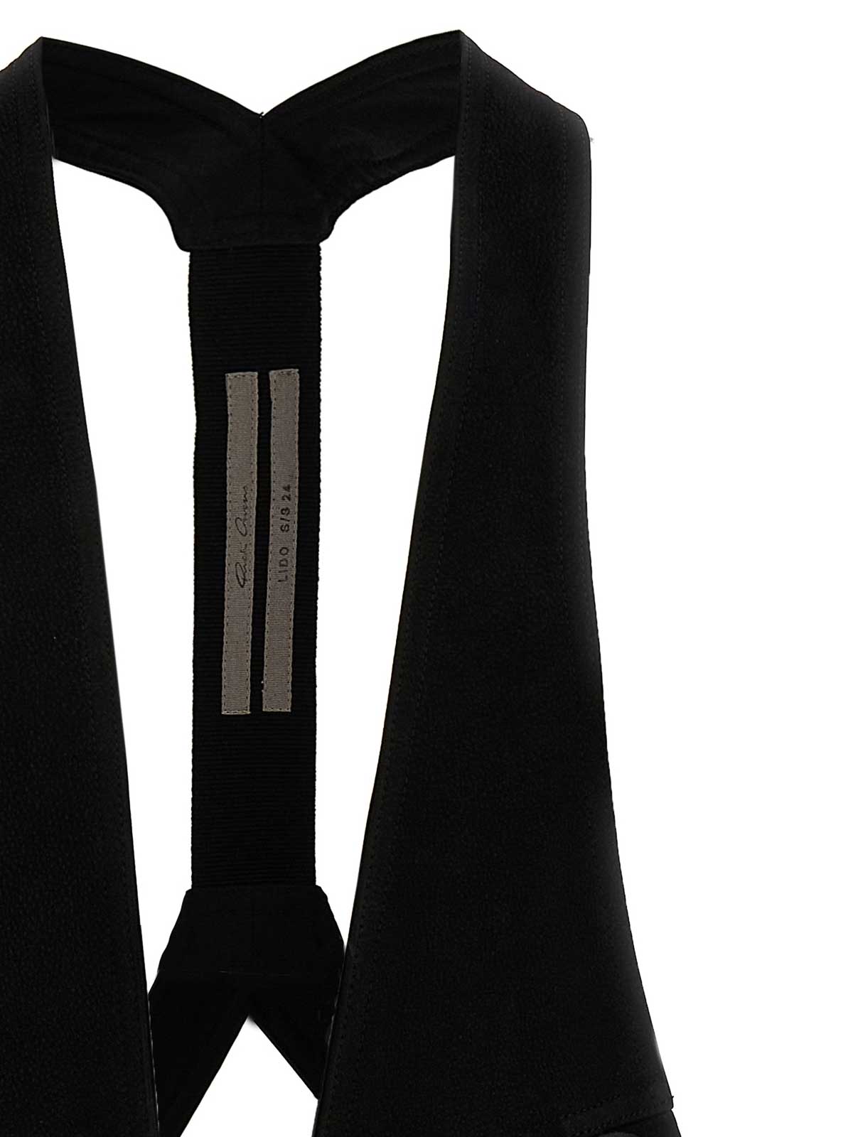 Shop Rick Owens Lido Bauhaus Vest In Black