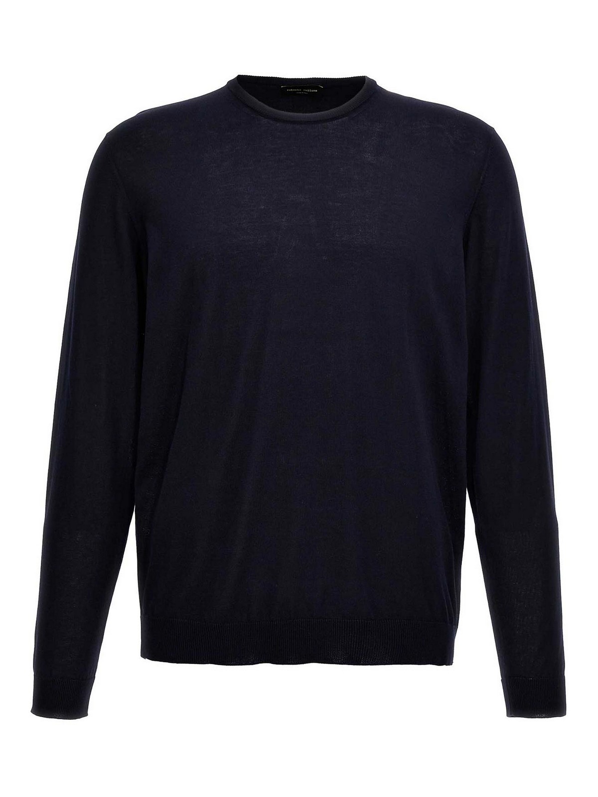 Shop Roberto Collina Cotton Sweater In Blue