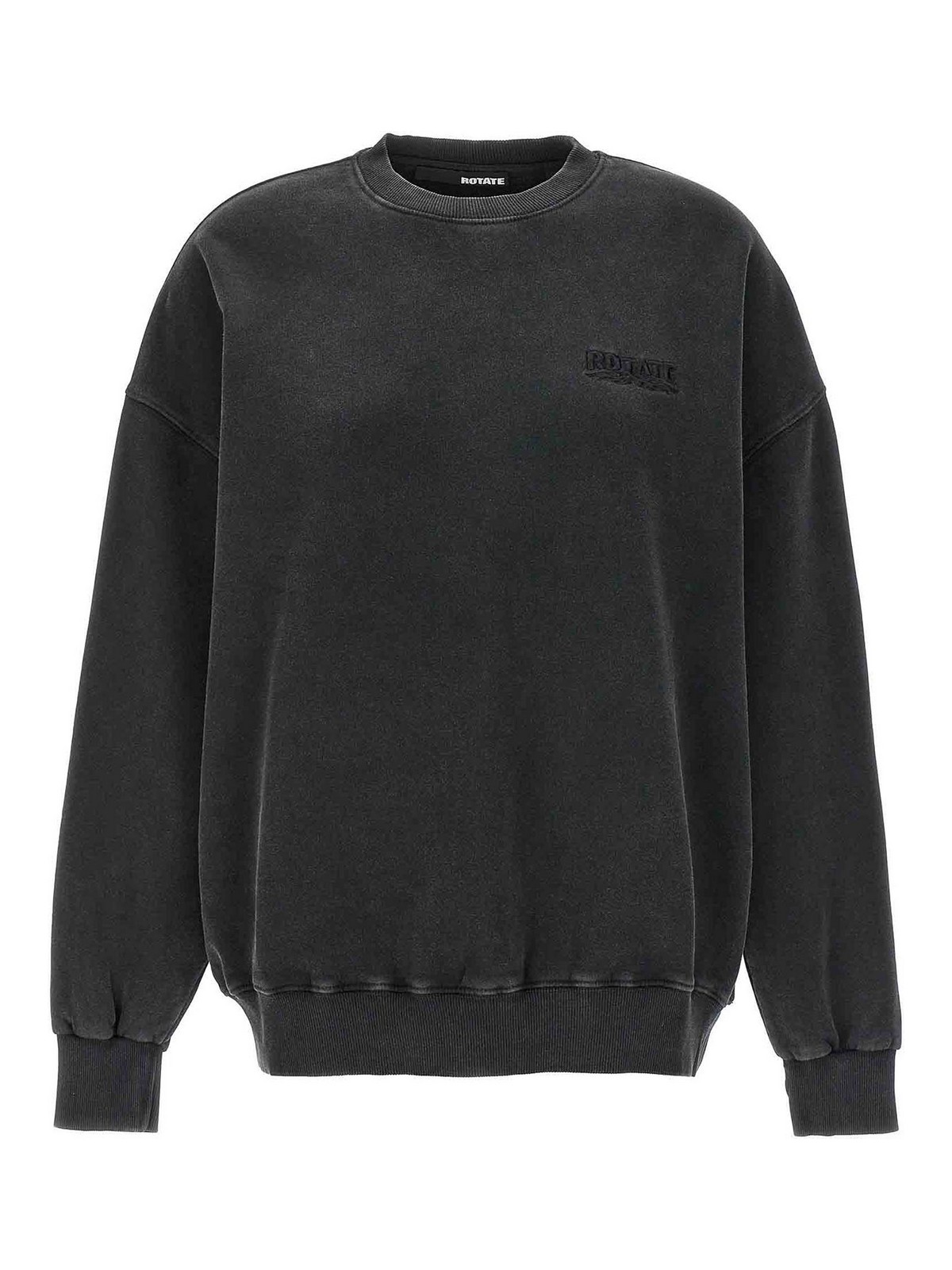 Shop Rotate Birger Christensen Enzyme Sweatshirt In Black