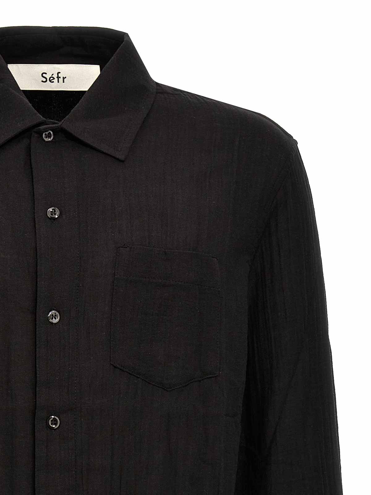 Shop Séfr Camisa - Negro In Black