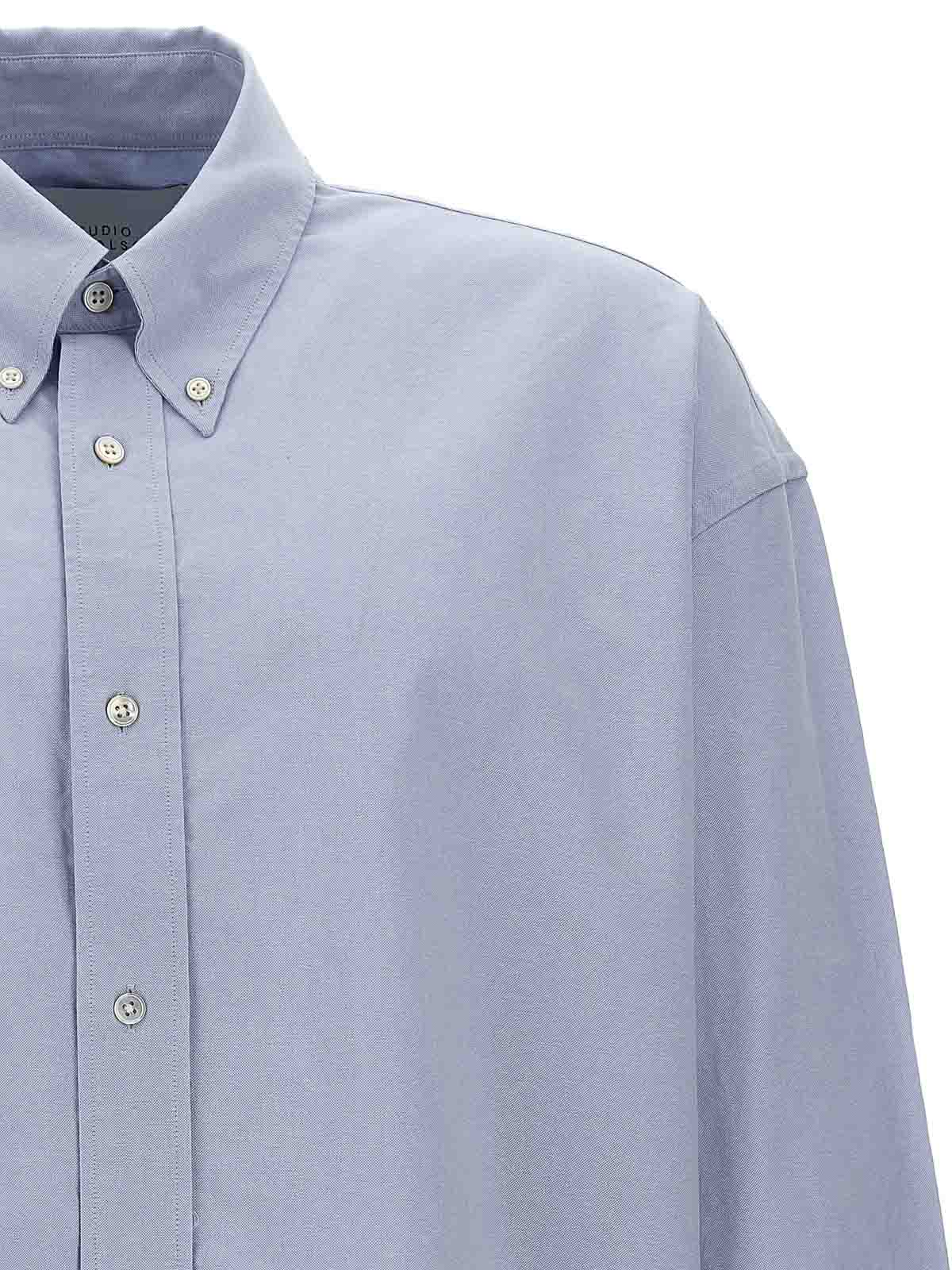 Shop Studio Nicholson Camisa - Azul Claro In Light Blue