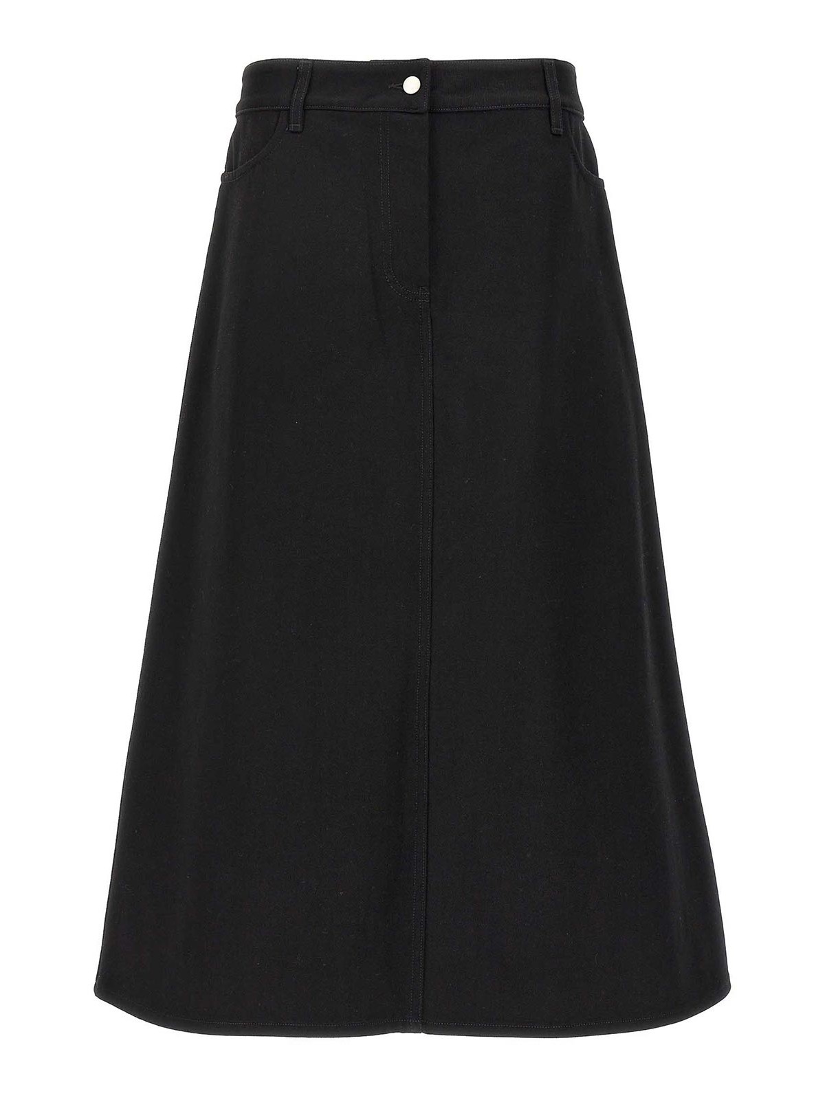 Studio Nicholson Baringo Midi Skirt In Black