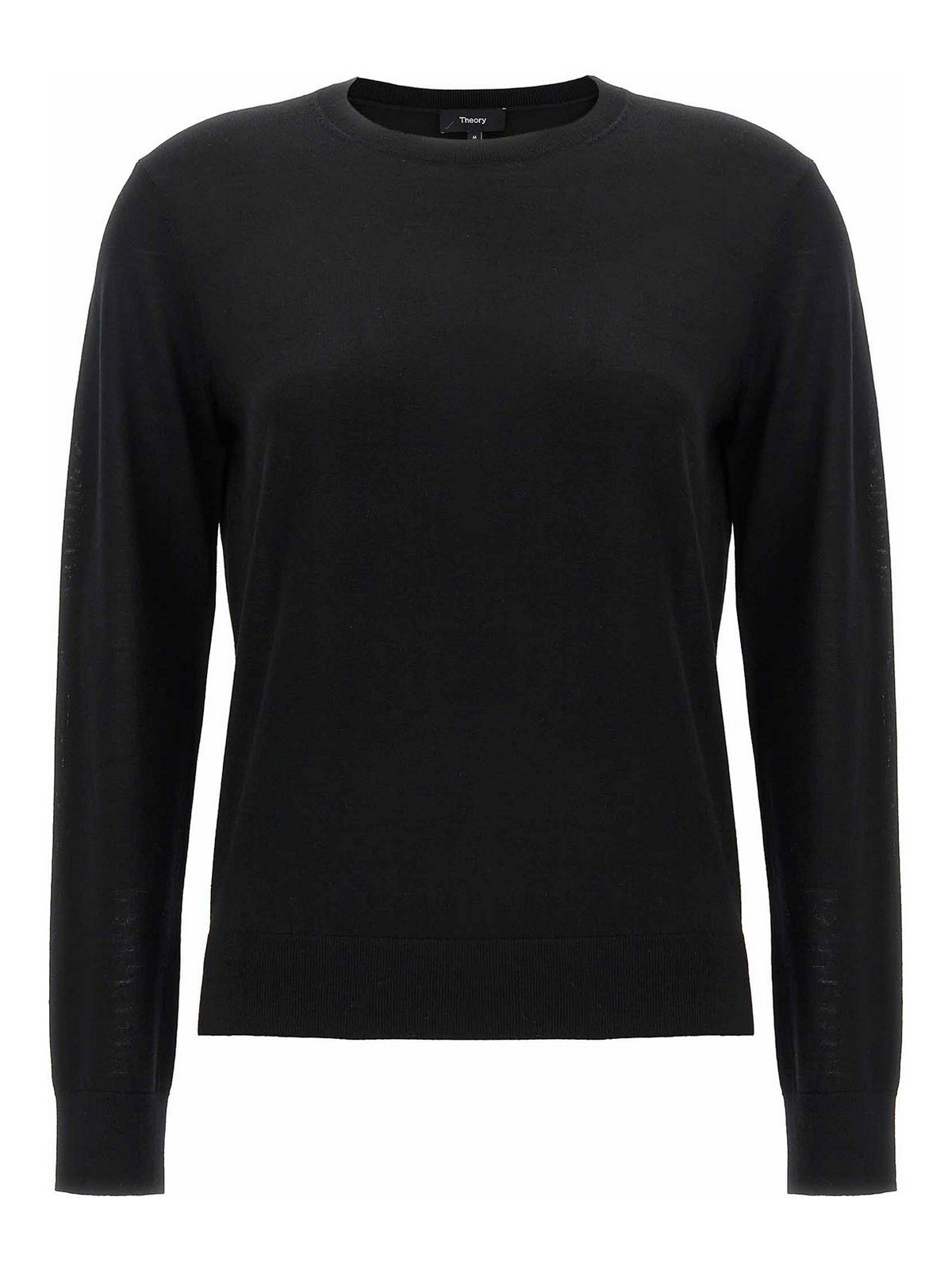 Shop Theory Basic Sweater In Black