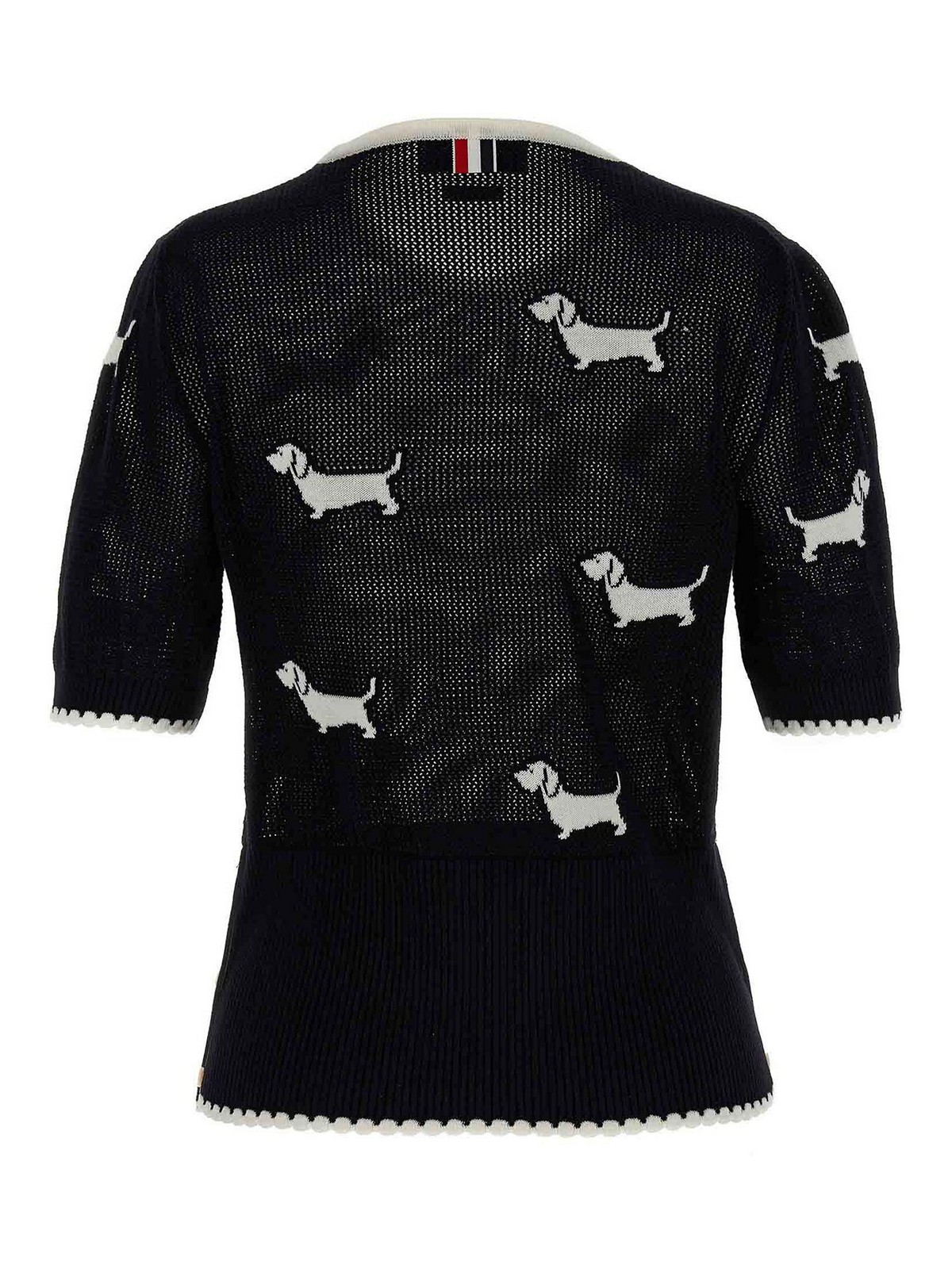 Shop Thom Browne Hector Icon Sweater In Blue