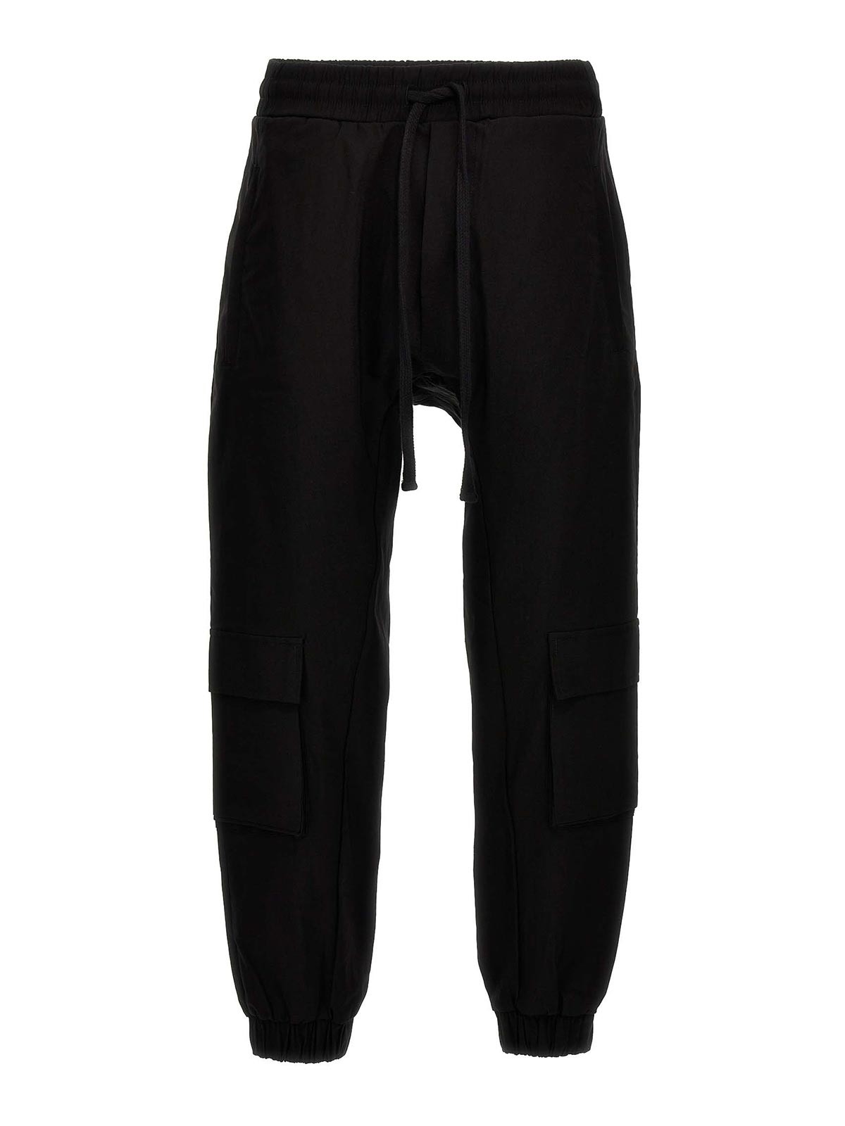Shop Thom Krom Cargo Pants Viscose Stretch Blend In Black
