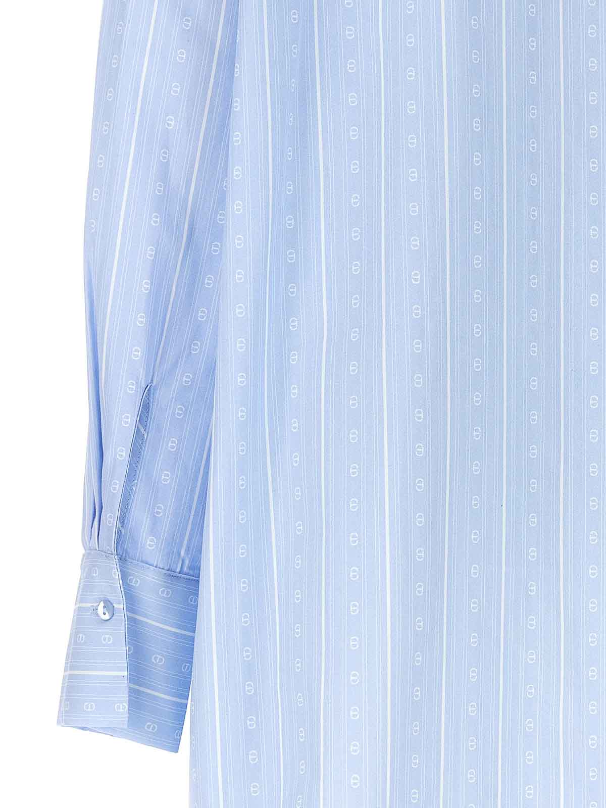Shop Twinset Camisa - Azul Claro In Light Blue