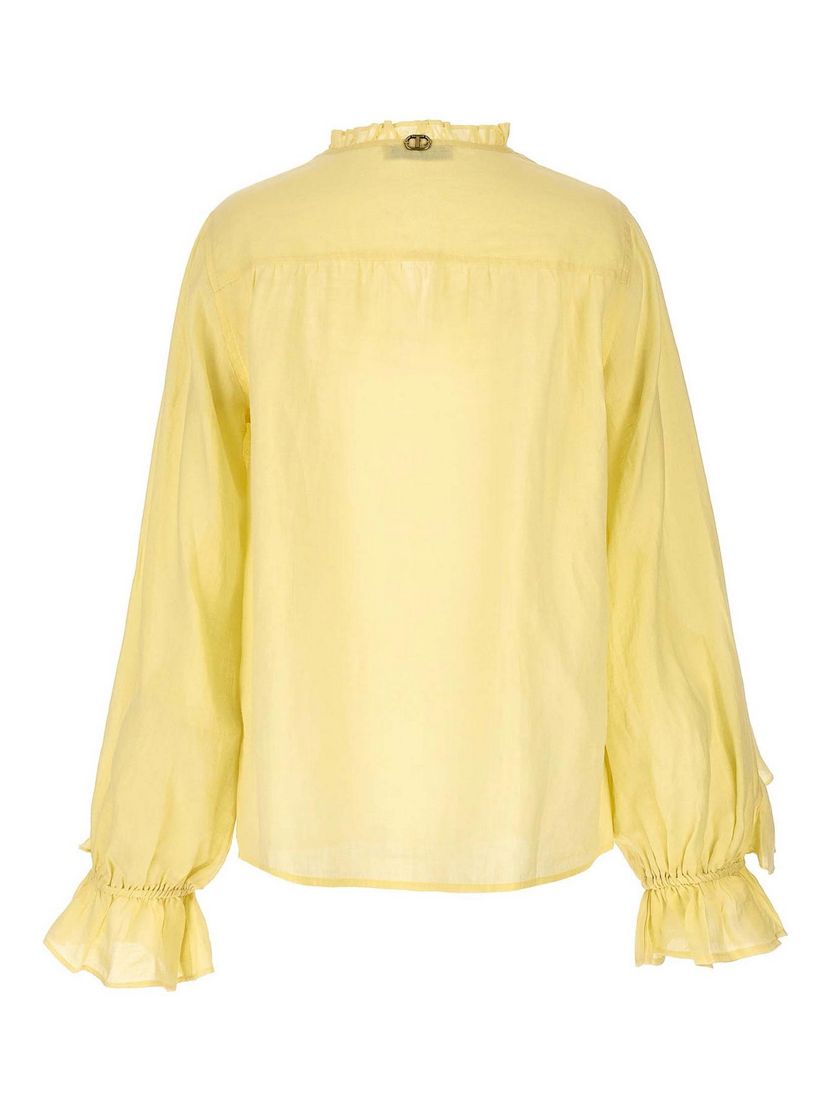Shop Twinset Blusa - Amarillo In Yellow