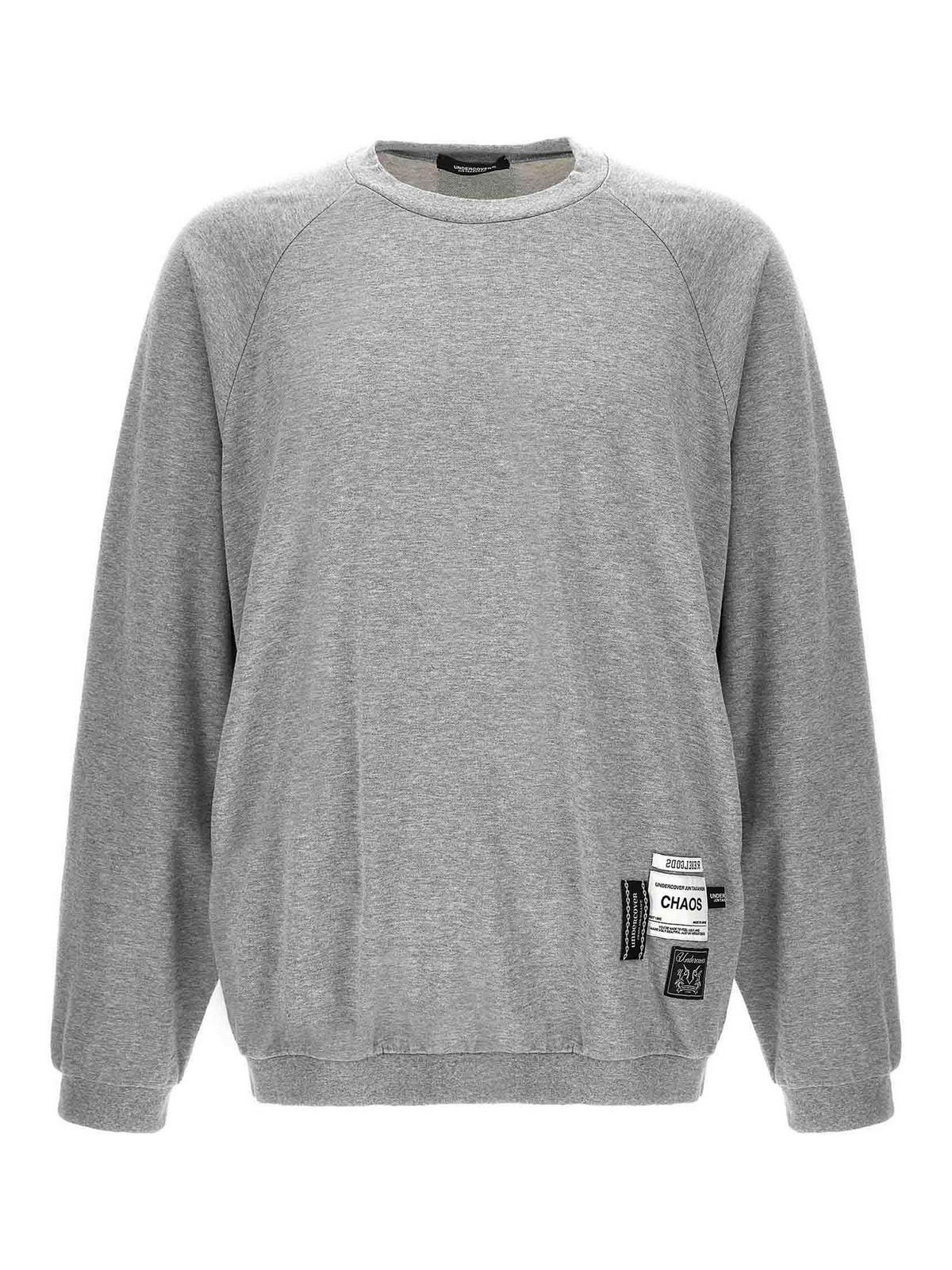 Shop Undercover Chaos And Balance Sweatshirt In Grey