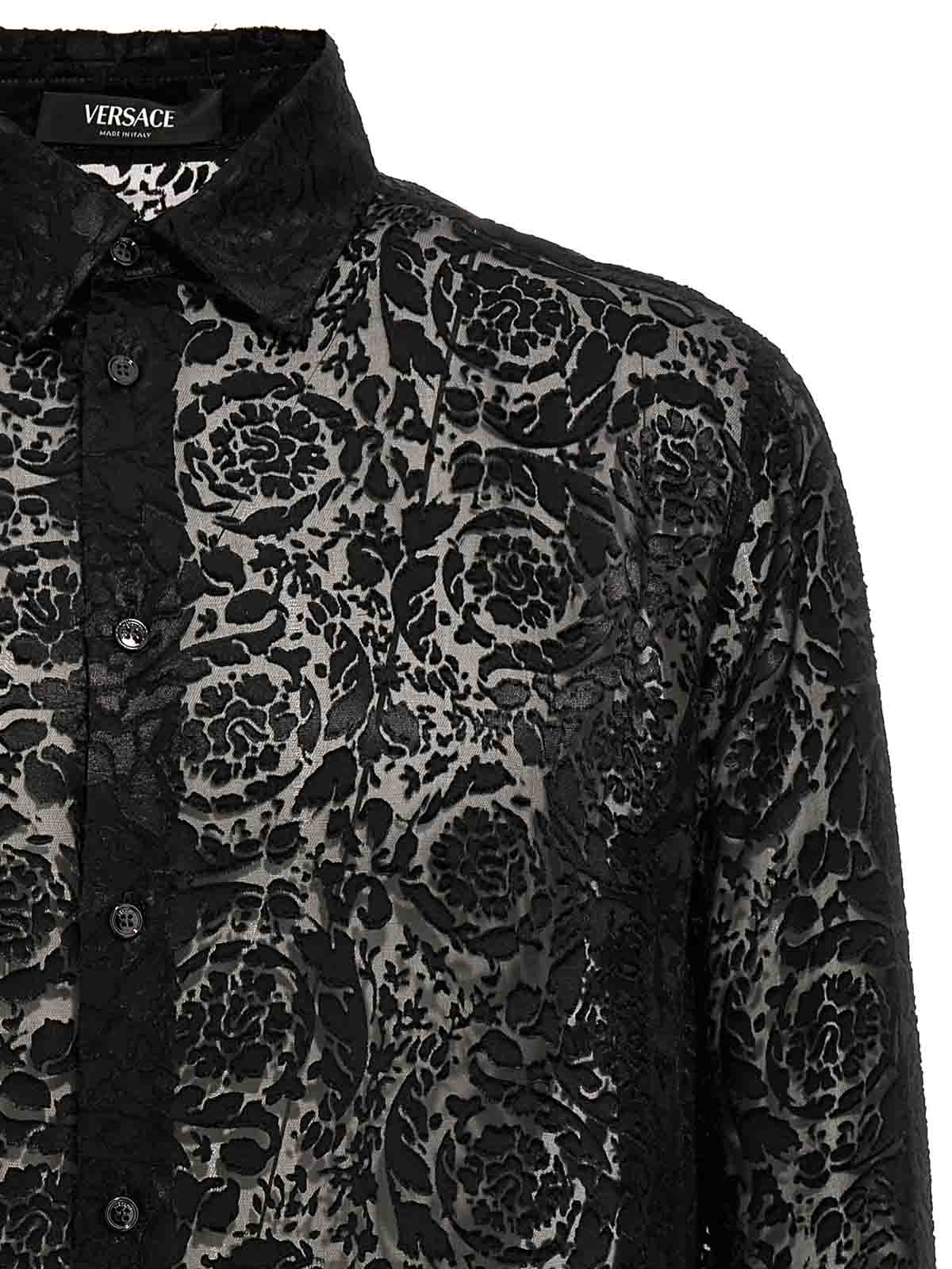 Shop Versace Camisa - Negro In Black