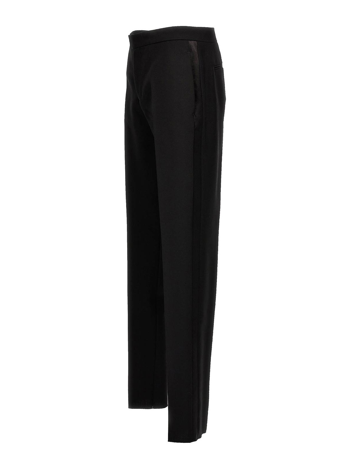 Shop Versace Pantalones De Sastrería - Negro In Black