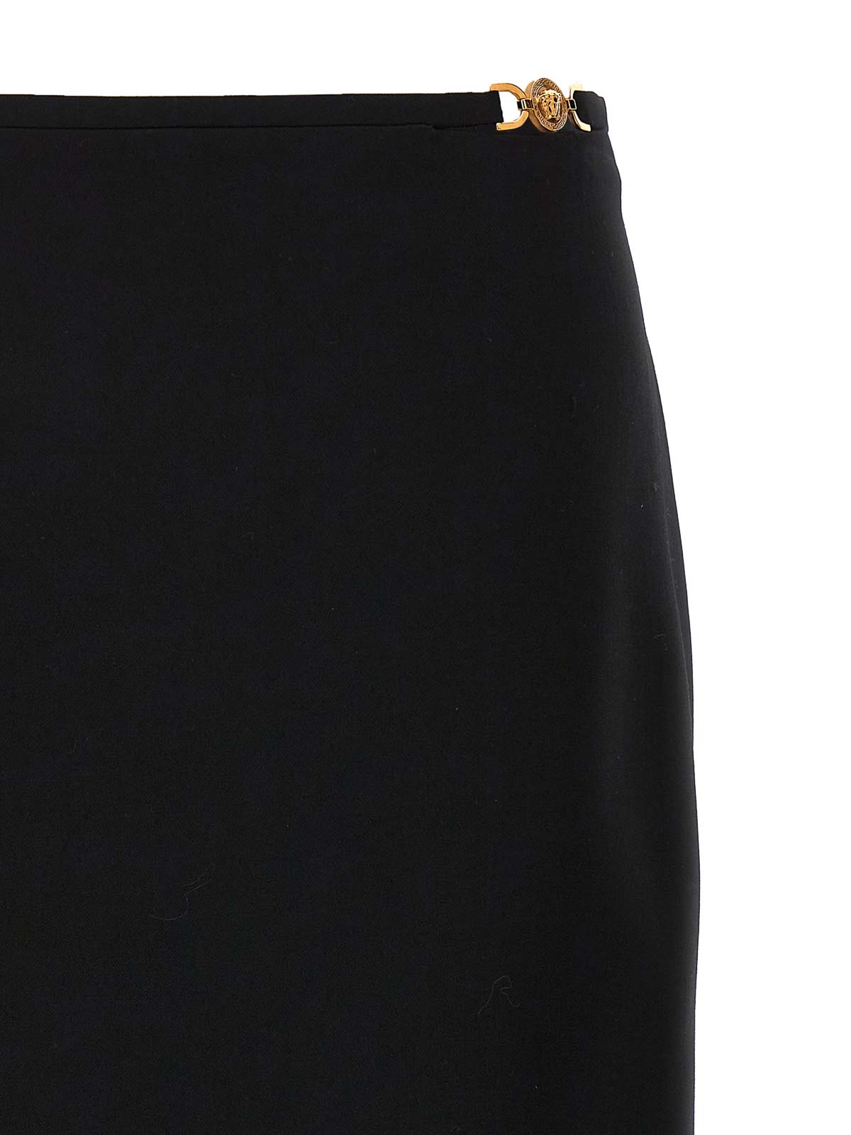 Shop Versace Falda Semilarga - Negro In Black