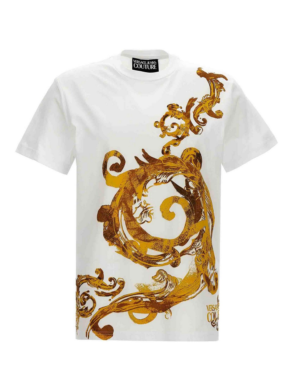 Versace Jeans Couture Baroque T-shirt In White