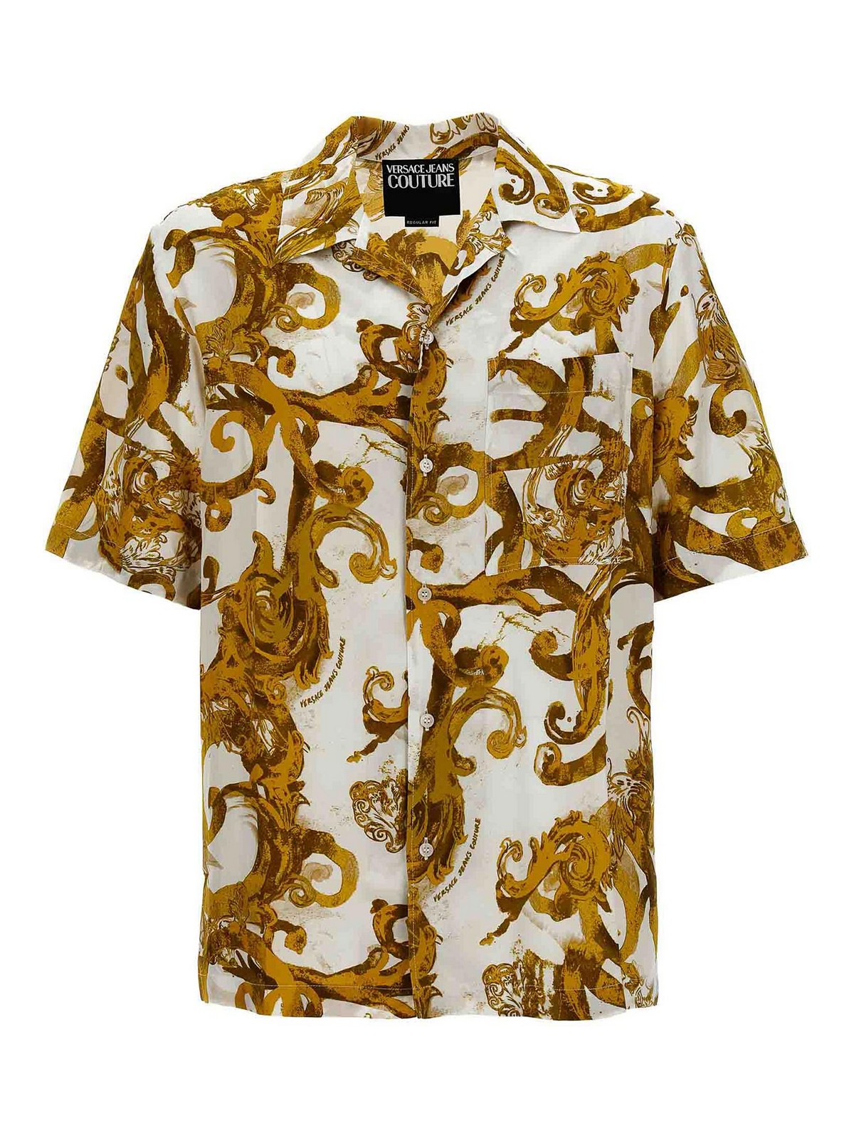 Shop Versace Jeans Couture Barocco Shirt In Multicolour