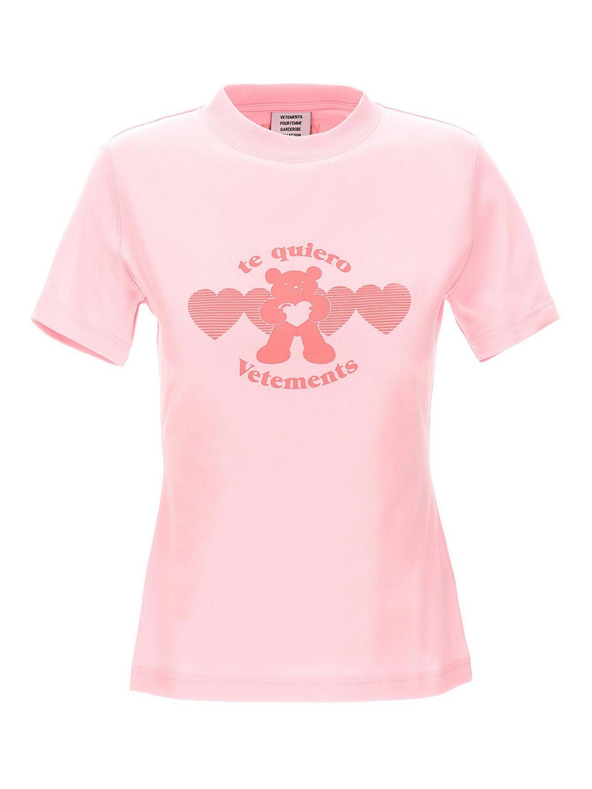 Shop Vetements Camiseta - Color Carne Y Neutral In Nude & Neutrals