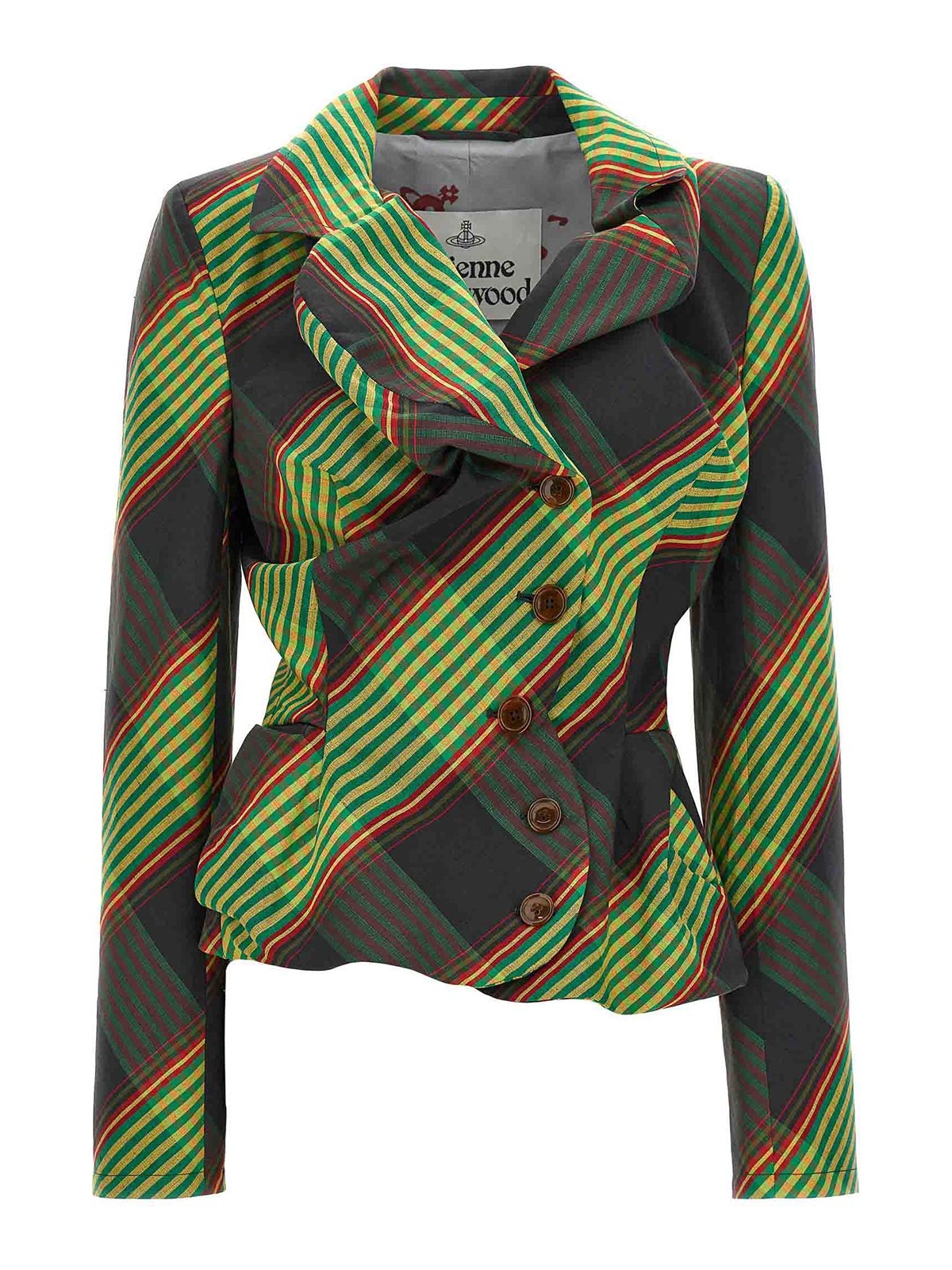 Shop Vivienne Westwood Blazer - Multicolor In Multicolour