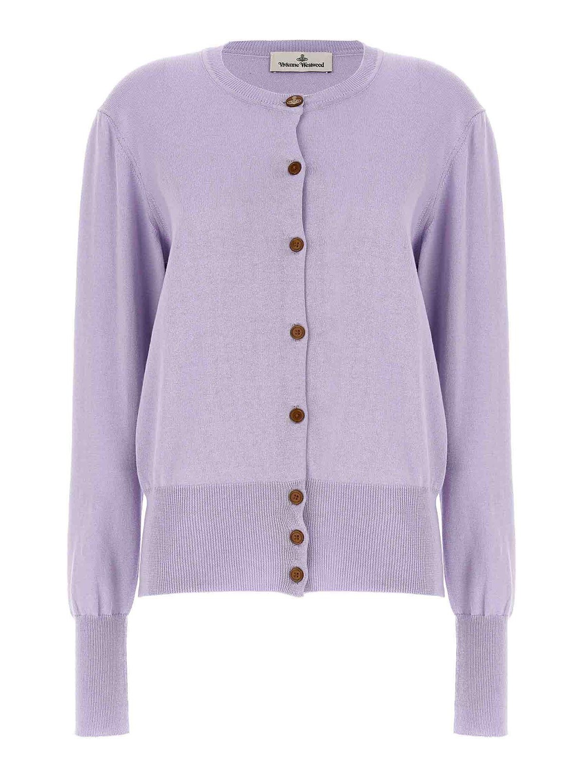 Shop Vivienne Westwood Bea Cardigan In Purple