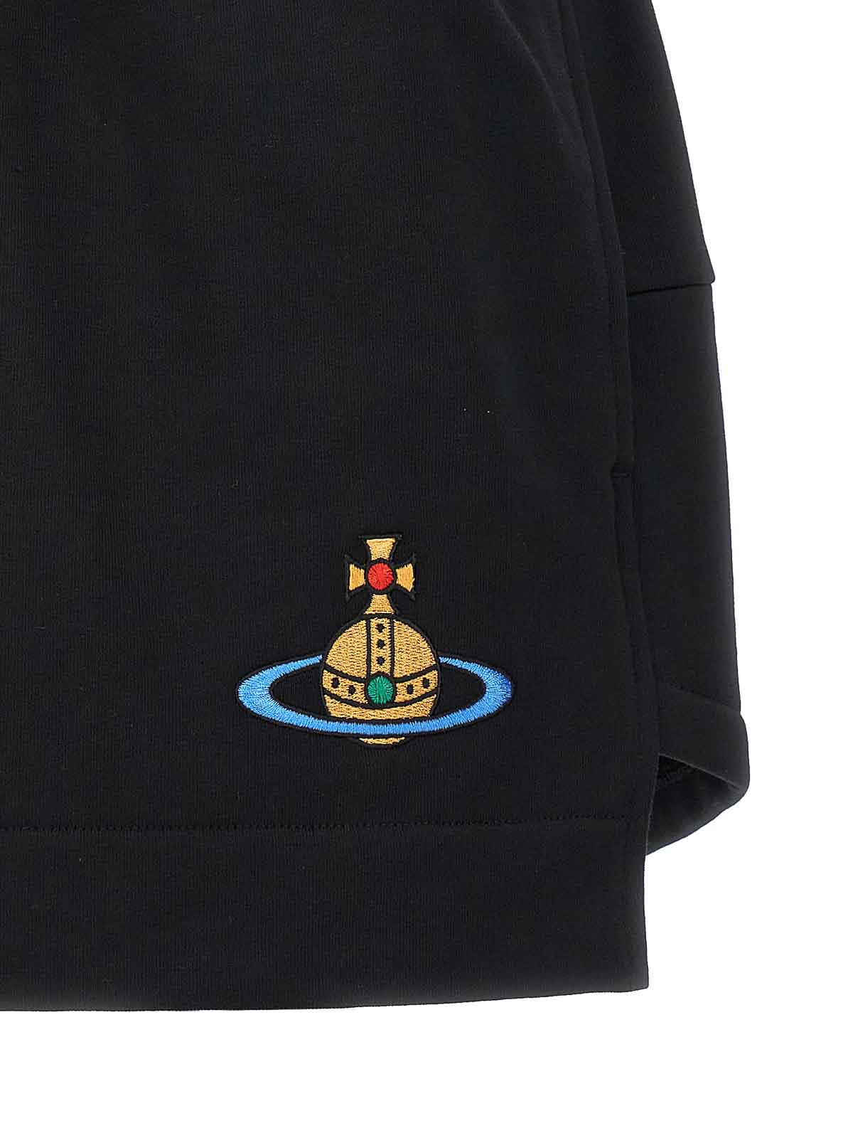 Vivienne Westwood Boxer Mini Skirt - Black | 1J010004J006ON401