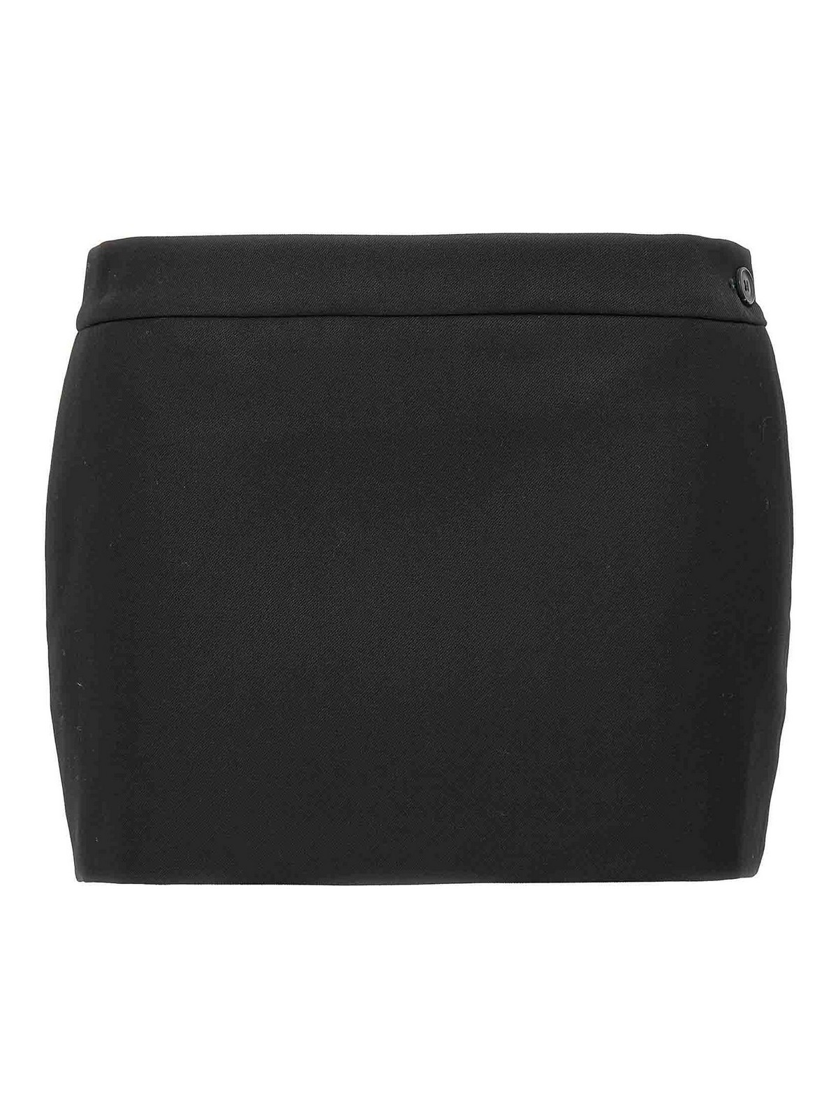 Wardrobe.nyc Miniskirt Virgin Wool In Black
