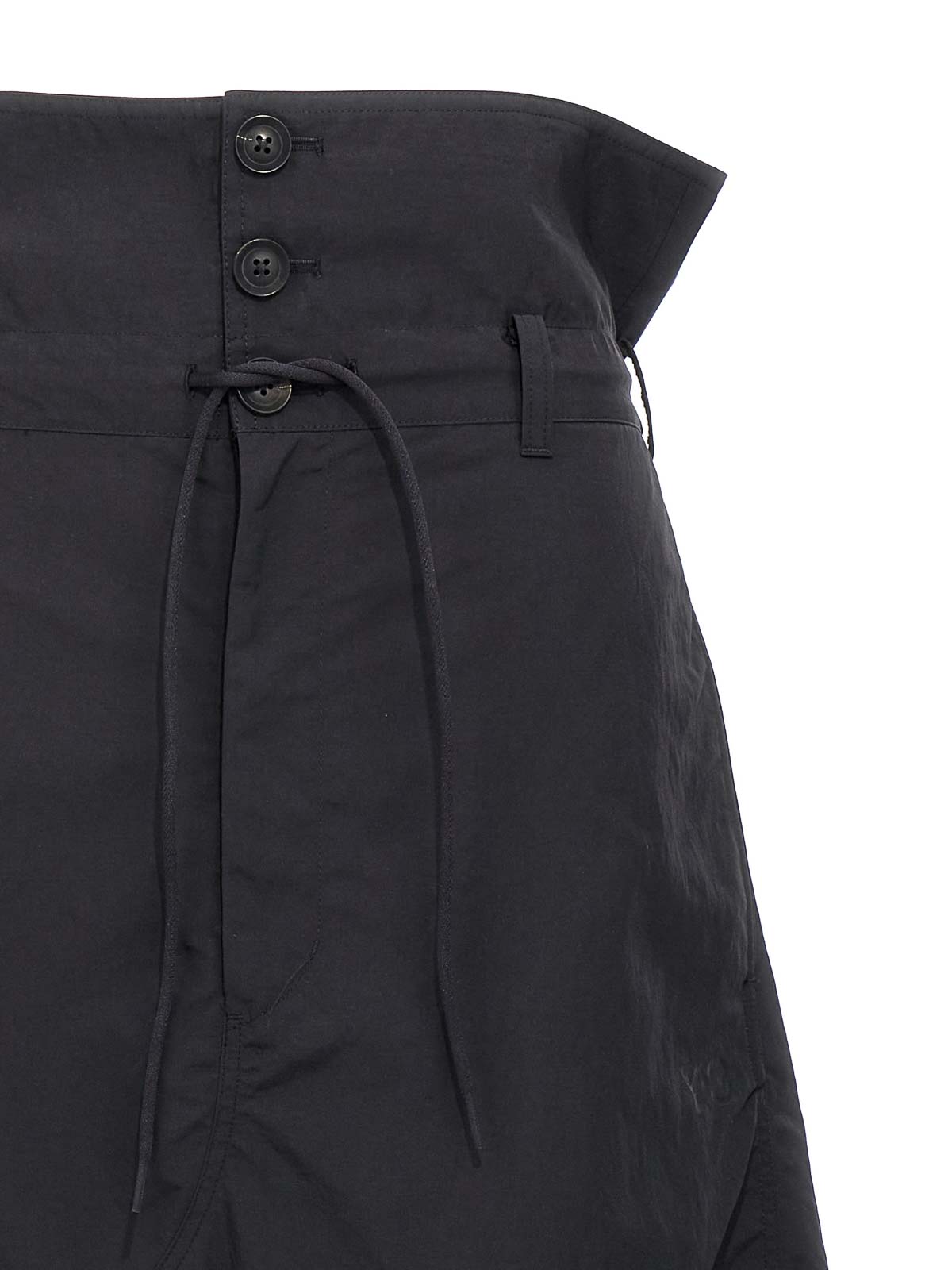 Shop Y-3 Crk Nyl Long Skirt In Black